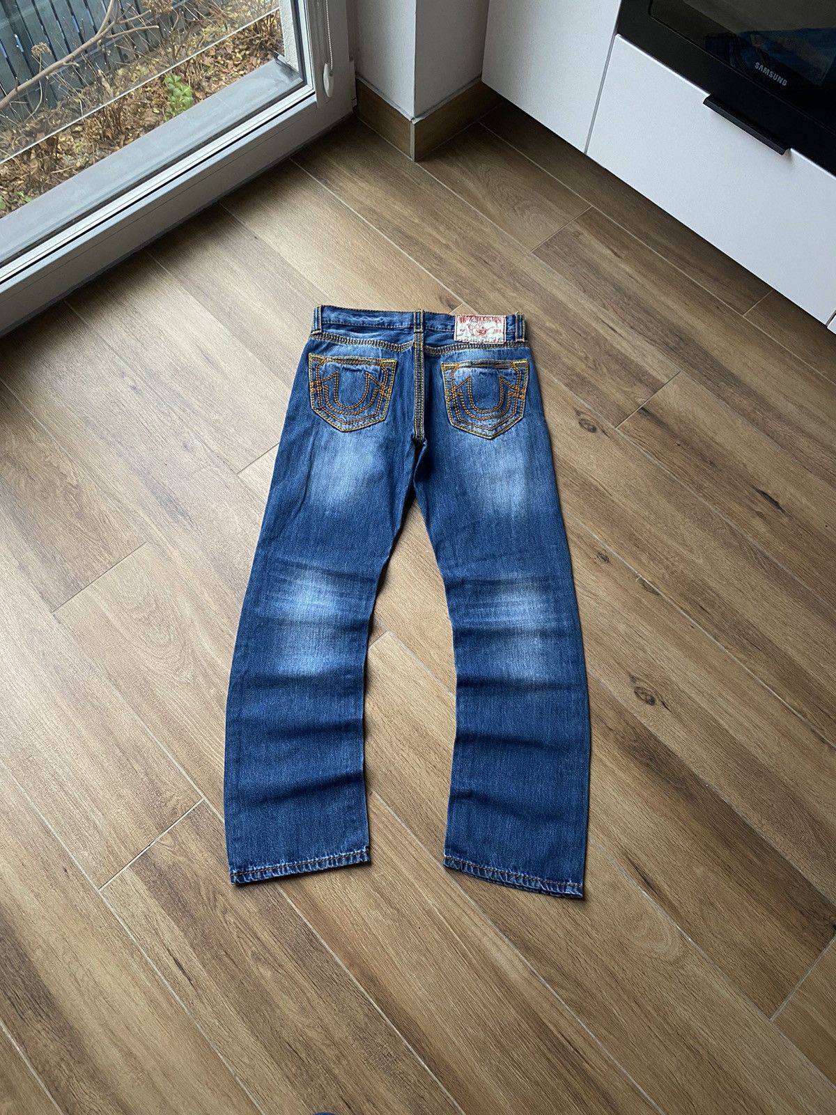 Vintage True Religion Jeans Faded Japanese Avant Garde Y2K