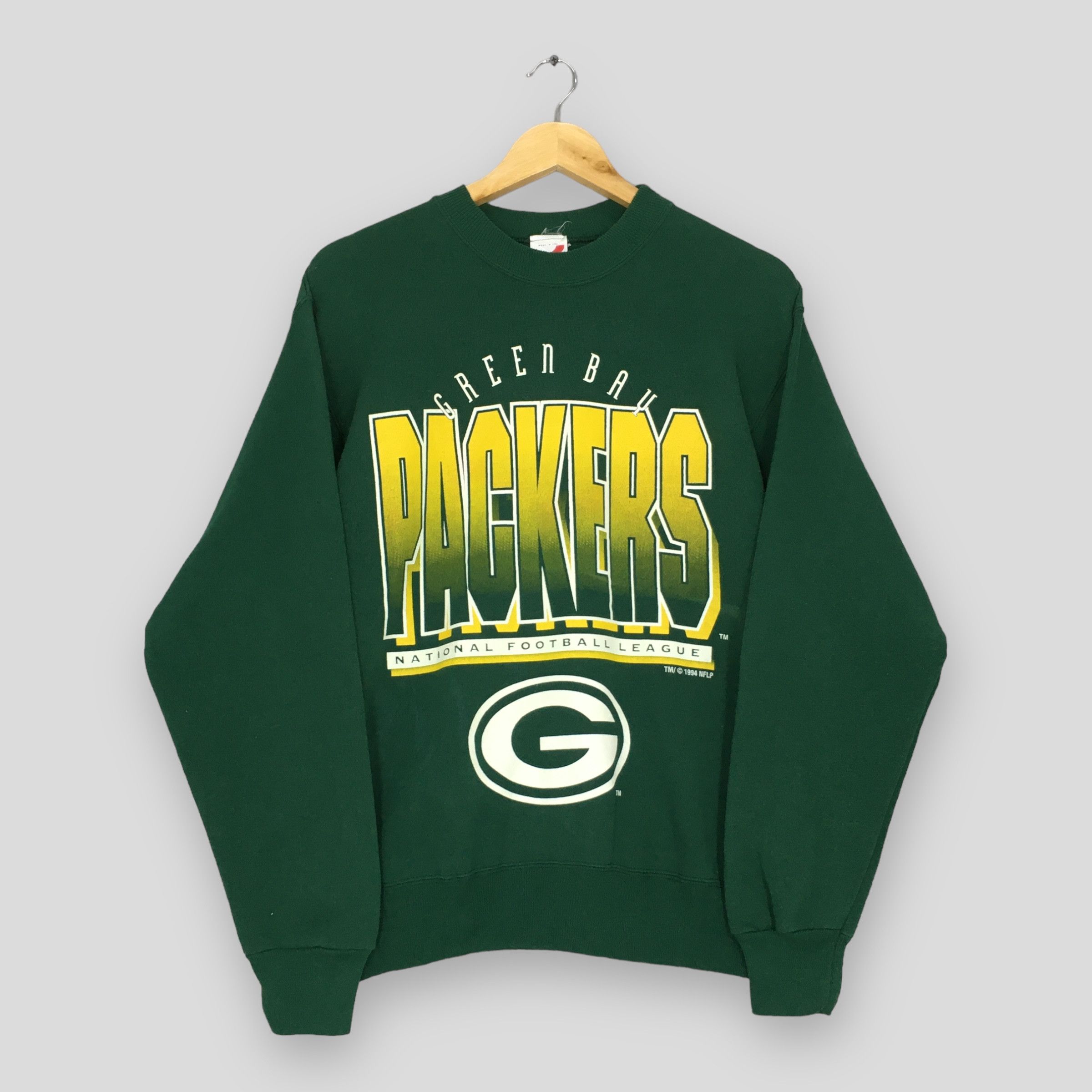 NFL × Vintage Vintage 90s Green Bay Packers NFL Sweatshirt Medium Size US M / EU 48-50 / 2 - 1 Thumbnail