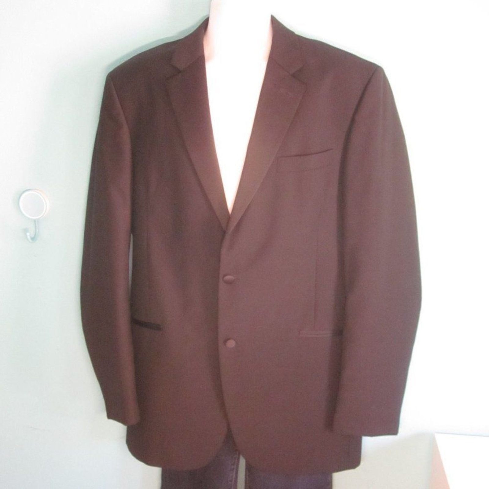 Lauren Ralph Lauren Ralph Lauren Black Wool Tuxedo Jacket Size 41 L Size 40L - 12 Thumbnail
