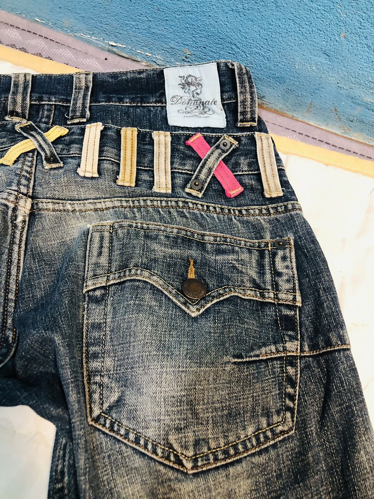 Japanese Brand Dominates Double Waist Jeans (2) Size US 30 / EU 46 - 16 Thumbnail