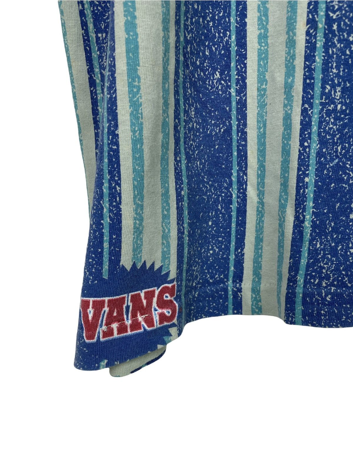 Vans × Vintage Vintage Vans AOP Tee – Made in USA 90s Skate Grail (Sz L) Size US L / EU 52-54 / 3 - 9 Thumbnail