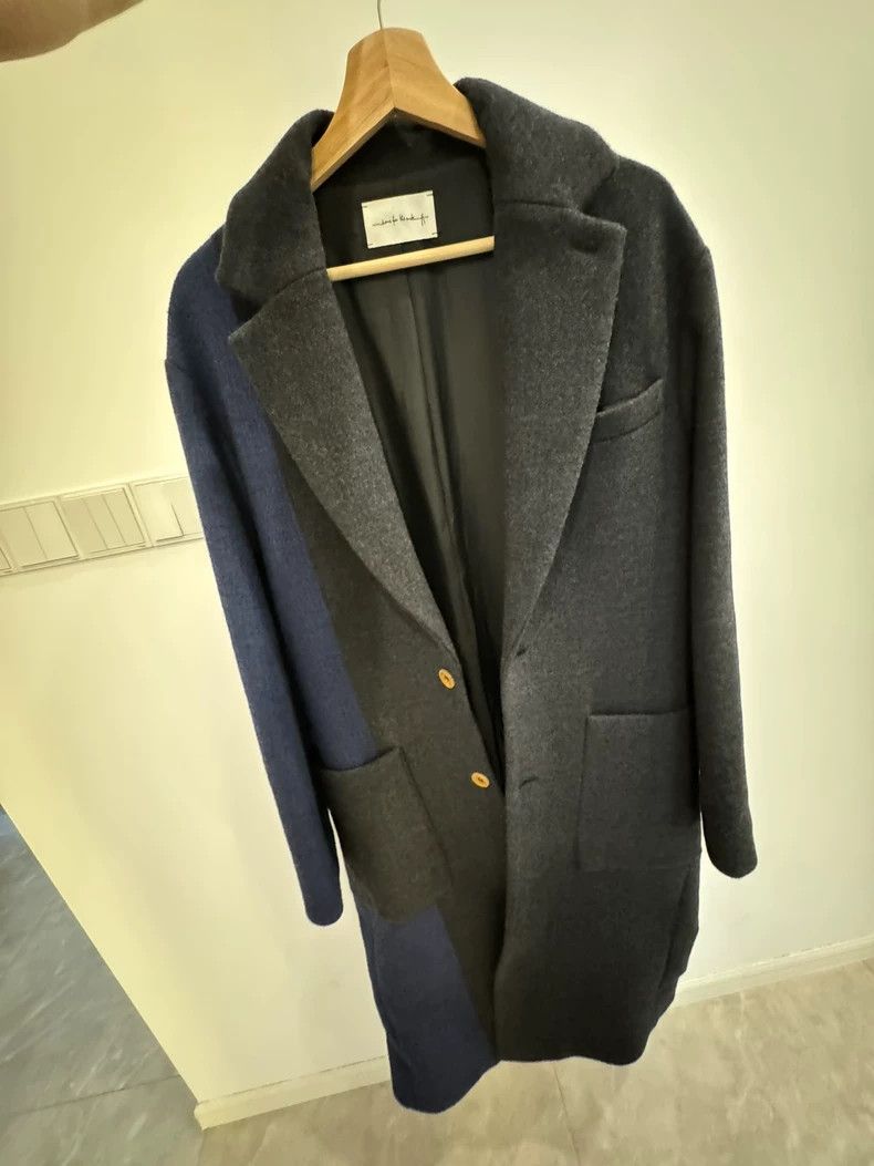 Song For The Mute Song For The Mute Color-block wool coat Size US S / EU 44-46 / 1 - 4 Thumbnail