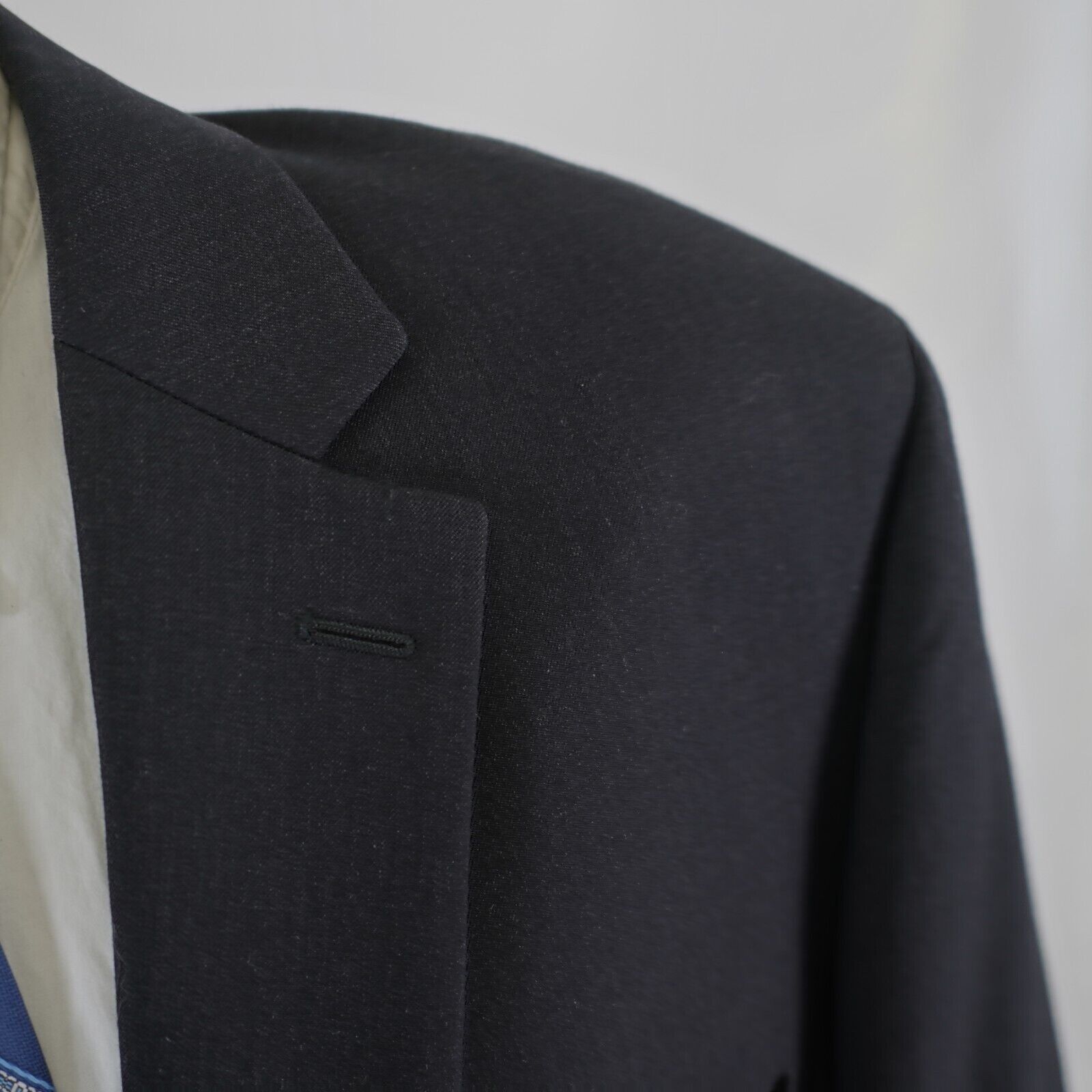 Pronto Uomo Pronto Uomo Wool Charcoal Gray 2 Button Blazer 50L / Slim 52 Size 50L - 2 Thumbnail