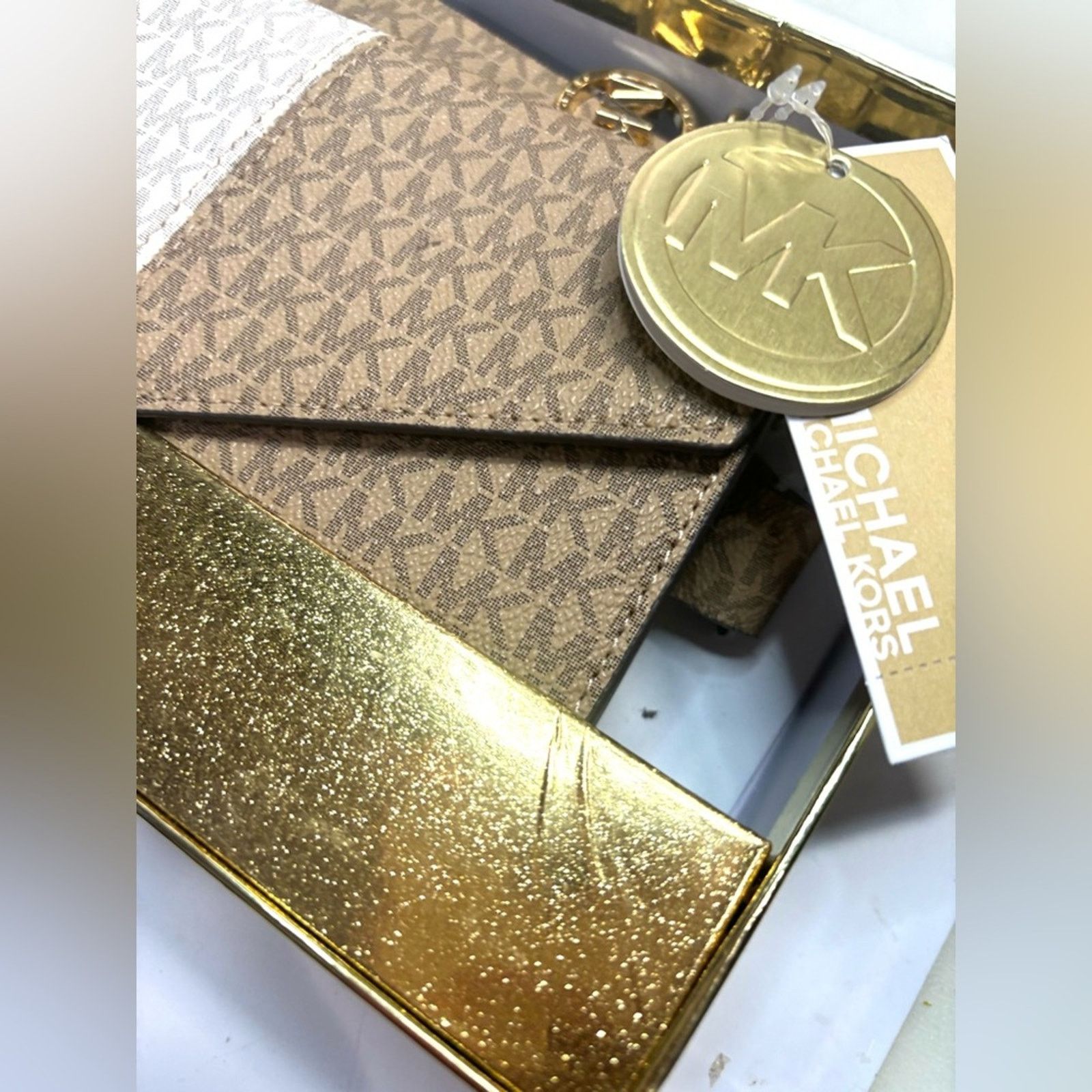 Michael Kors MICHAEL KORS Split Colorblock Envelope Adjustable Belt Bag Size ONE SIZE - 2 Thumbnail