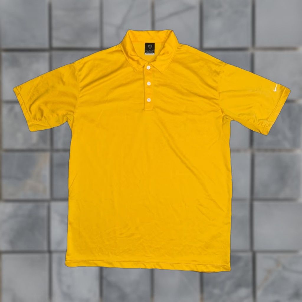 Nike **Nike Yellow XL Golf Polo Dri-Fit** User: Nike Yellow XL Golf Polo Dri-Fit Size US XL / EU 56 / 4 - 1 Thumbnail