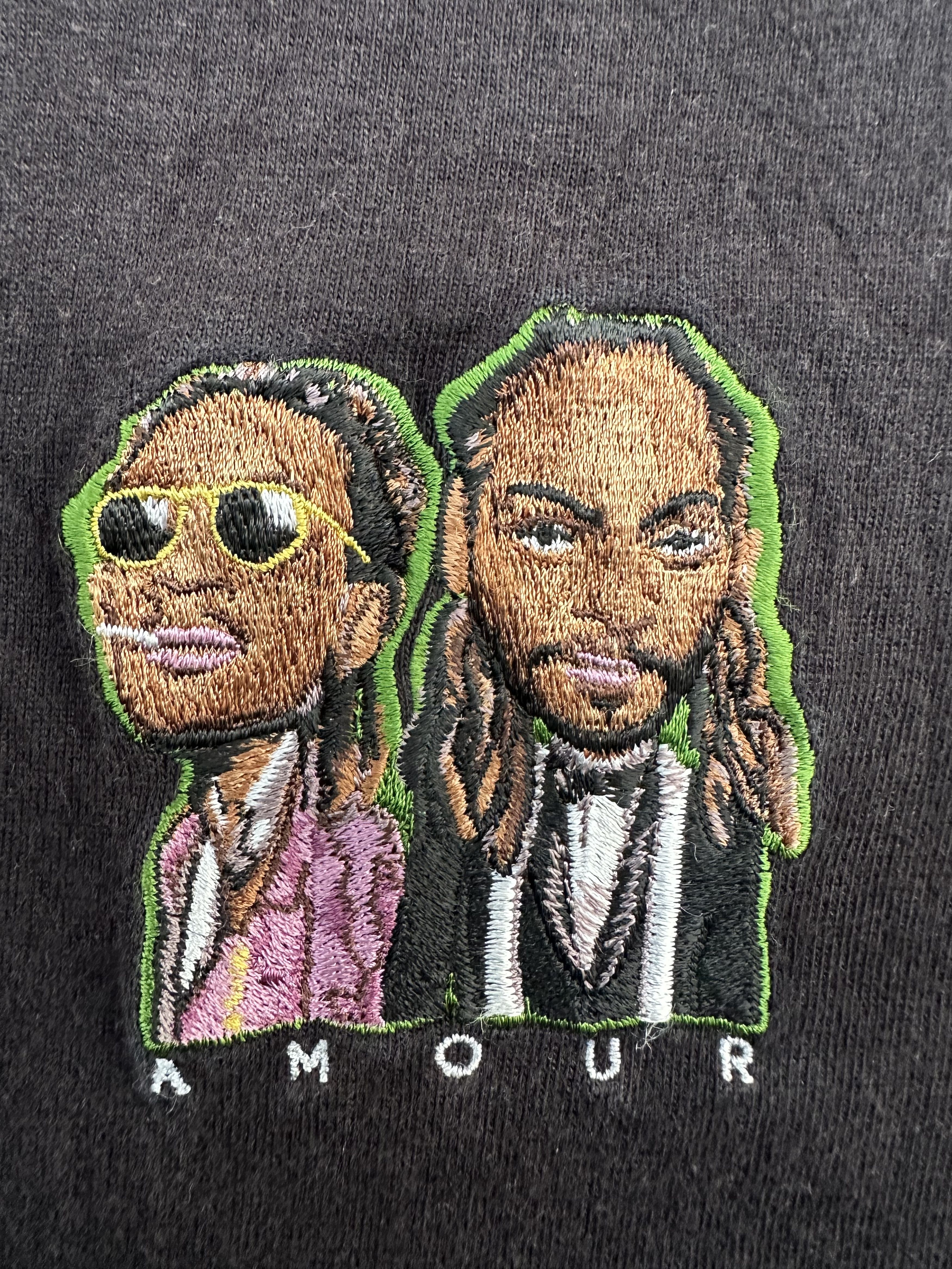 Rap Tees Vintage Snoop Doggy Dogg & Wiz Khalifa Amour Famours Size US XL / EU 56 / 4 - 1 Thumbnail