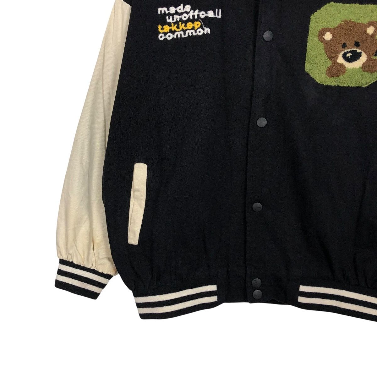 Japanese Brand 🔥VINTAGE BOMBER JACKET VARSITY HOOK BIG LOGO DESIGN CARTOON Size US XL / EU 56 / 4 - 6 Thumbnail