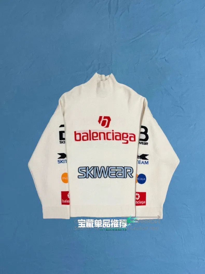 Balenciaga Balenciaga Ski series high neck knitted sweater Size US XS / EU 42 / 0 - 2 Thumbnail