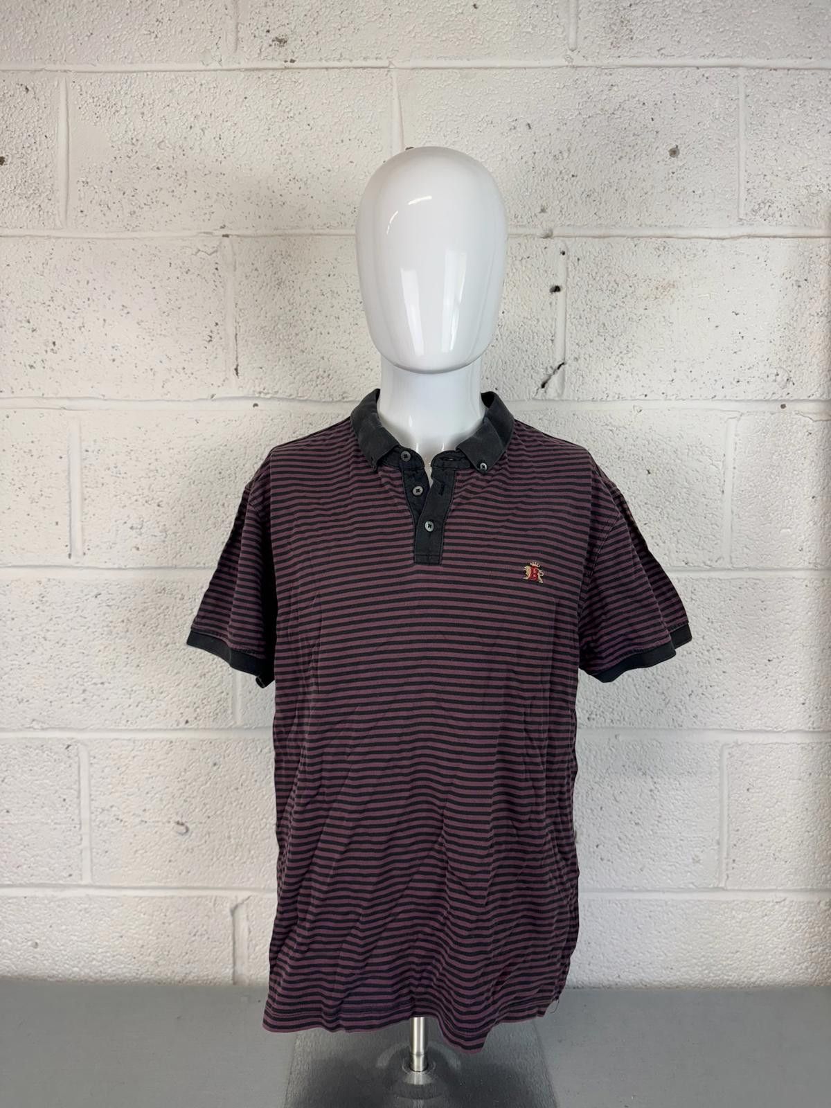 Baracuta Baracuta Men's Striped Polo Shirt Size 2XL Size US XXL / EU 58 / 5 - 1 Thumbnail