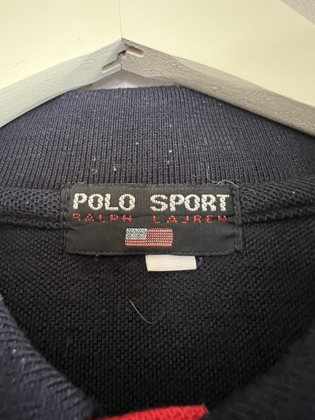 Polo Ralph Lauren Vintage Polo Sport Polo Collar Shirt – 90s Ralph Lauren Size US L / EU 52-54 / 3 - 7 Thumbnail