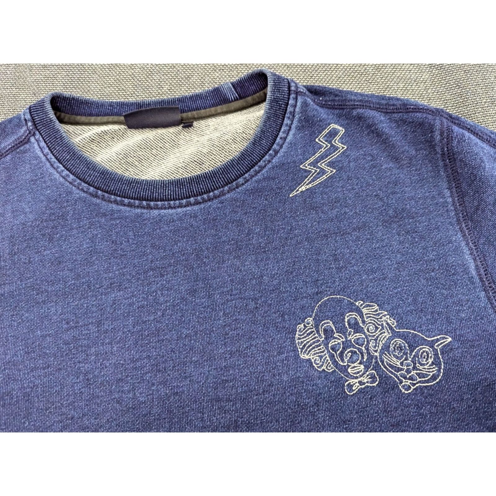 Paul Smith Paul Smith Mens Sweatshirt Crewneck Blue Jumper Clown Medium XL Cotton Canvas Athletic Regular Male Mens Size US XL / EU 56 / 4 - 7 Thumbnail