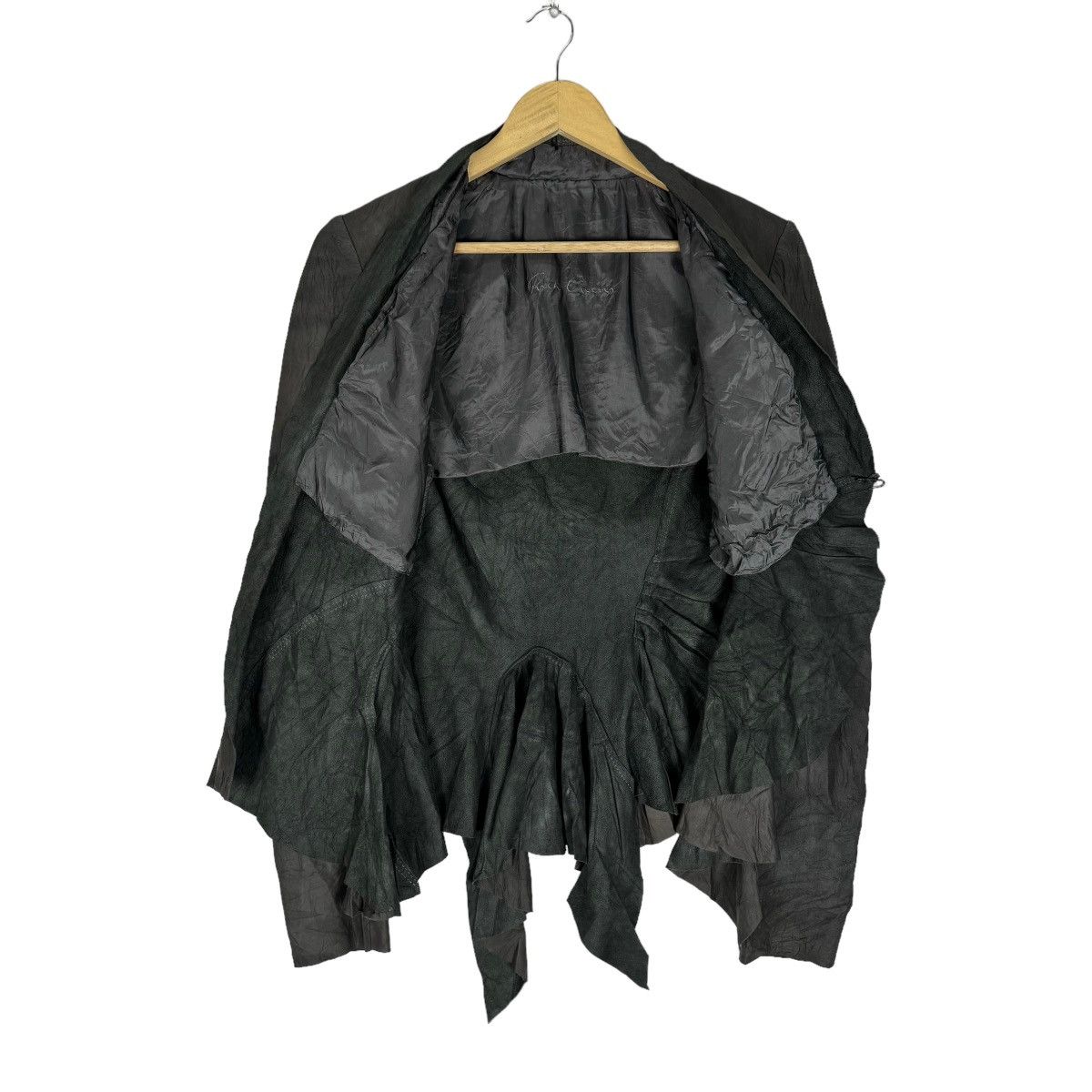 Rick Owens 🔥RICK OWENS DRKS CHAMOIS LEATHER JACKET Size S / US 4 / IT 40 - 7 Thumbnail