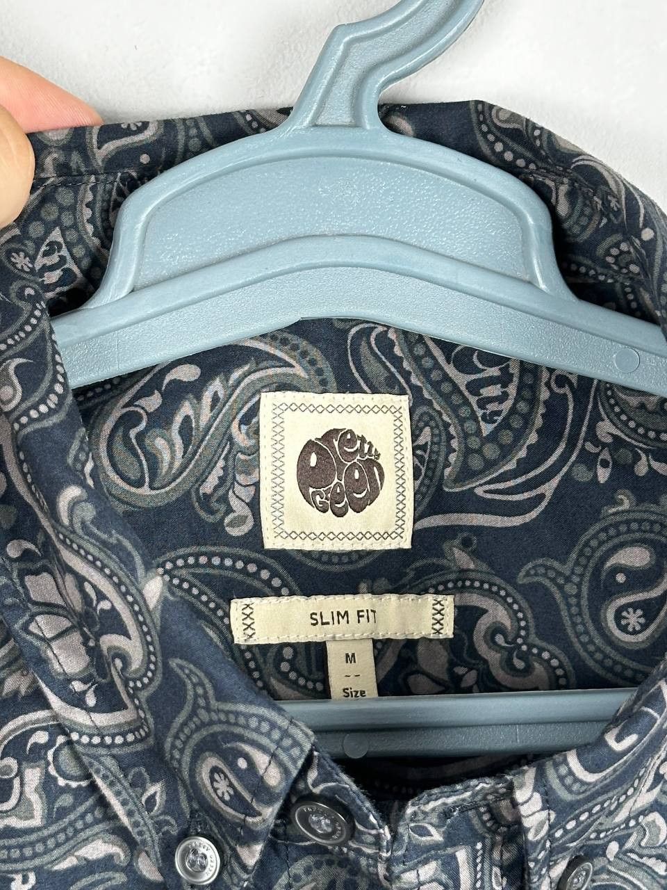 Pretty Green Pretty Green Mens Long Sleeve Paisley Shirt Size US M / EU 48-50 / 2 - 4 Thumbnail