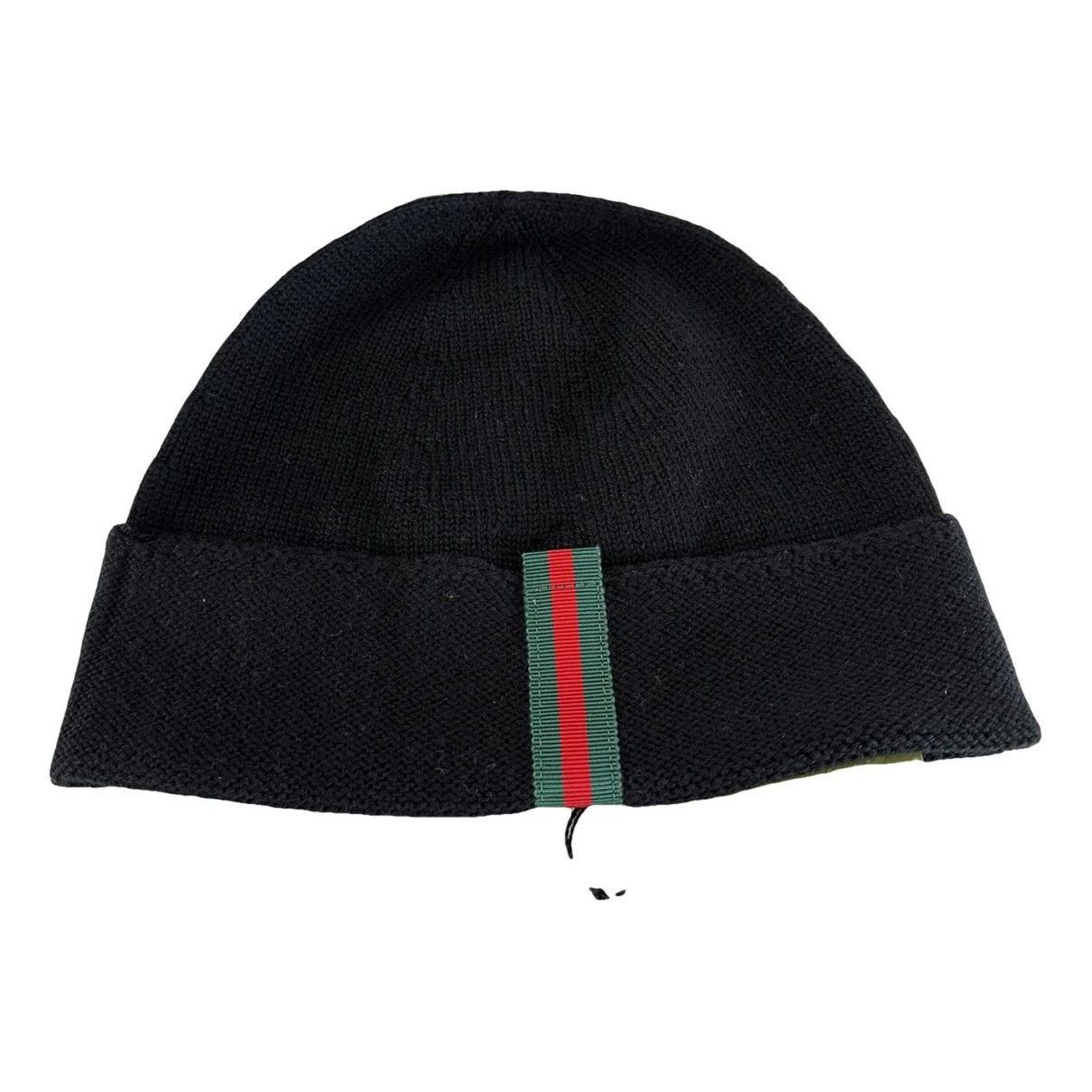 image of Black Wool Gucci Hat, Men's