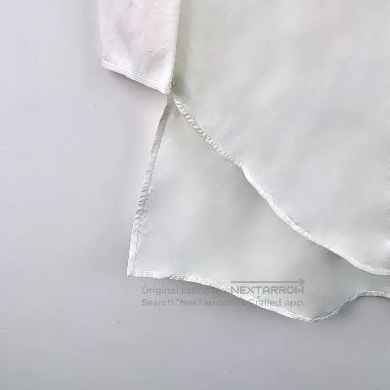 Loewe Loewe White Cotton Collar Single-Breasted Long Sleeve Shir Size XXS / US 00 / IT 34 - 5 Thumbnail