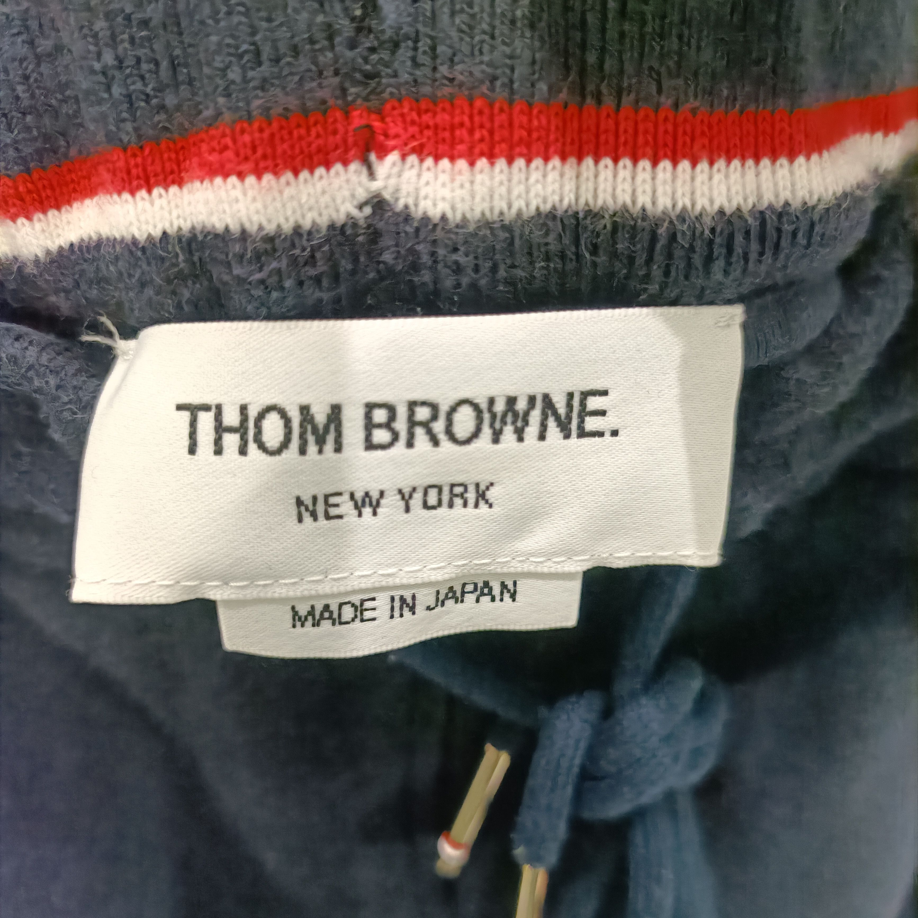 Thom Browne Thom Browne Sweatpants Navy Joggers (Size 2/M) Size US 34 / EU 50 - 2 Thumbnail