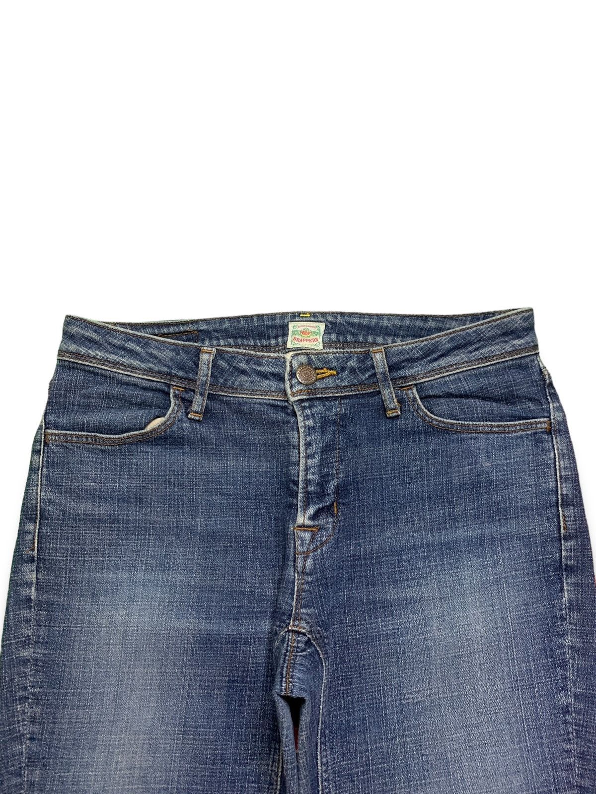 Japanese Brand Vintage Japanese Brand Faded Wash Flare Style Jeans Size 31" - 4 Thumbnail