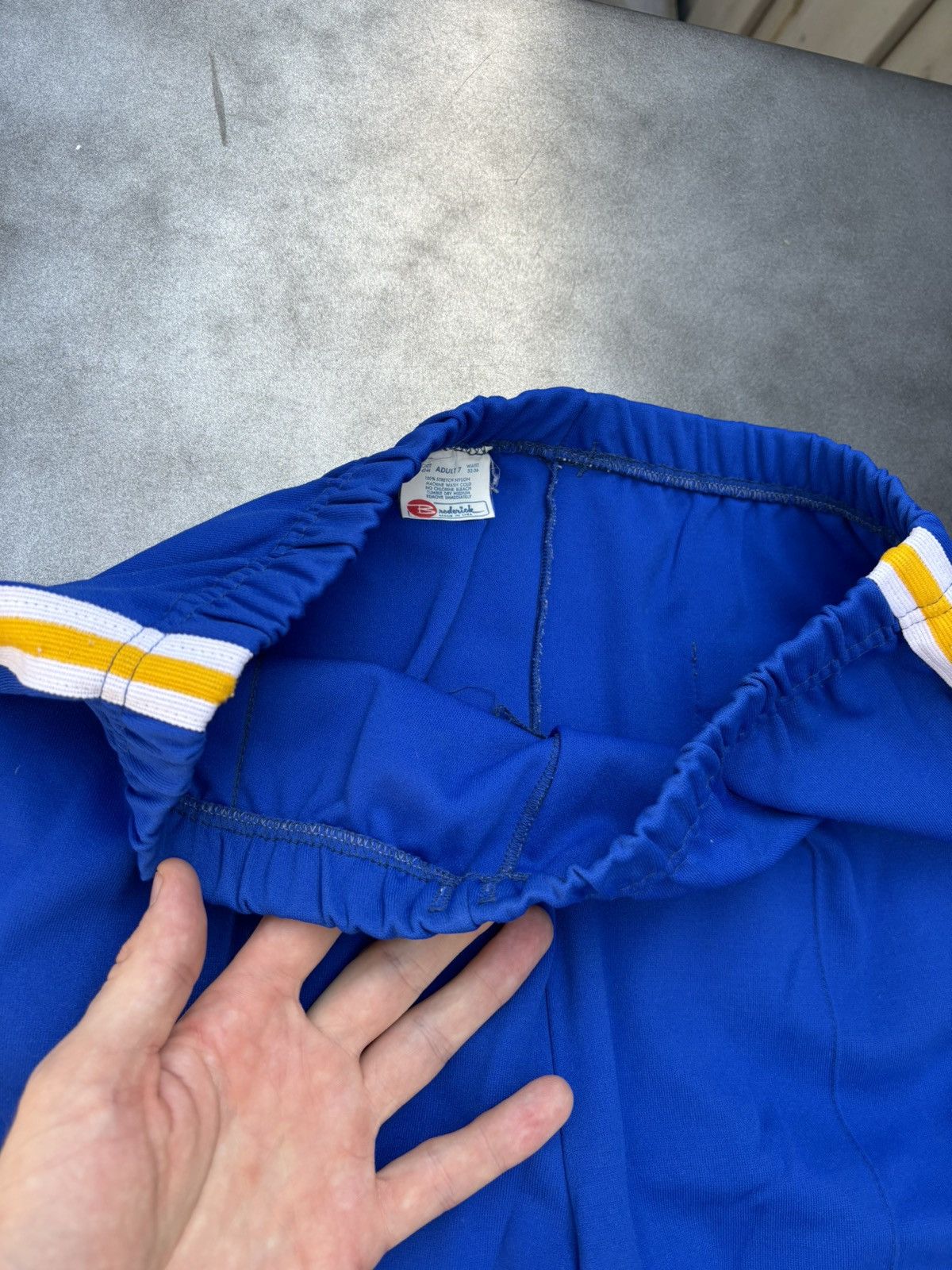 Adidas × Vintage 1980s Vintage Track Pants Broderick USA Talon Stretch Nylon Size US 28 / EU 44 - 8 Thumbnail