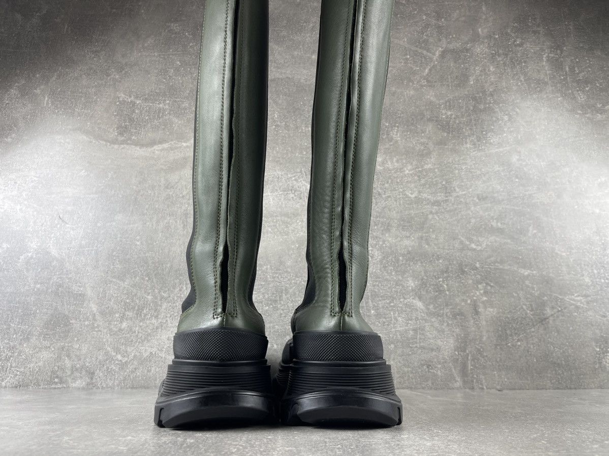 Alexander McQueen Alexander McQueen Tall Platform Knee High Boots Leather Size US 9.5 / IT 39.5 - 9 Thumbnail