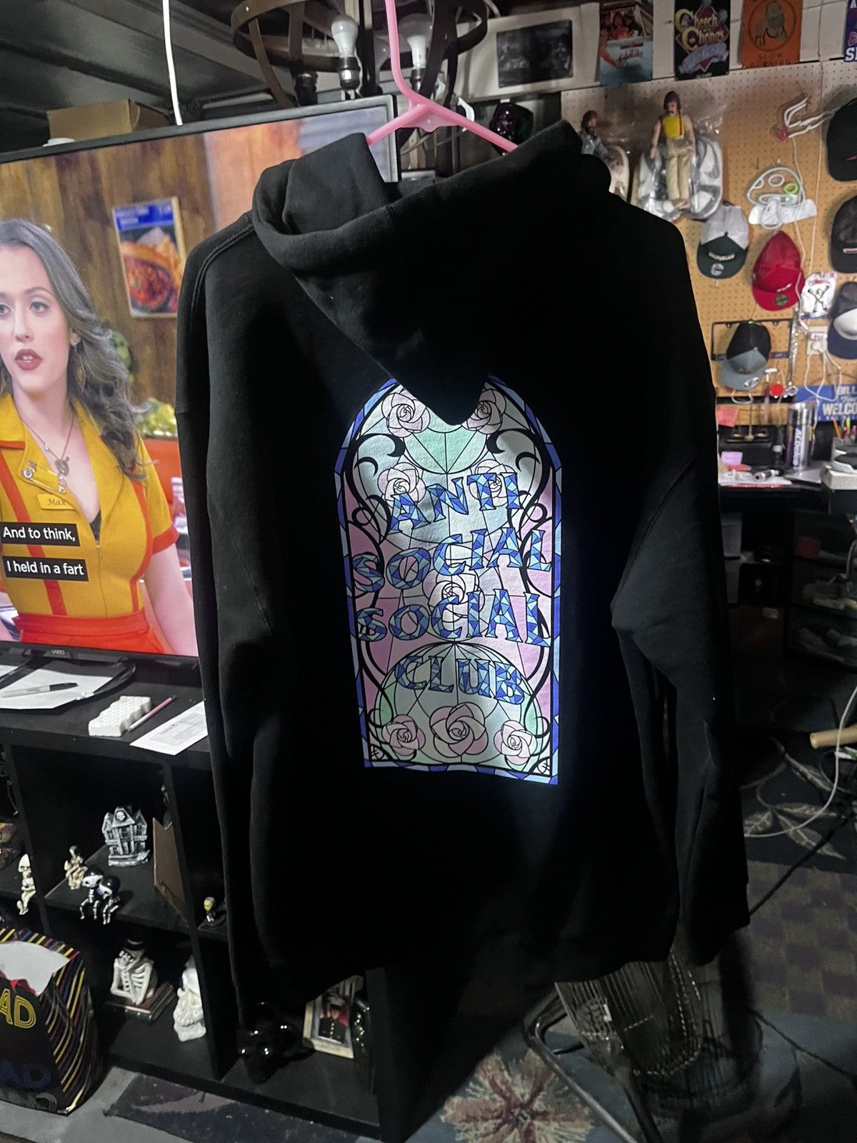 Anti Social Social Club Anti social social Club Love Stain Black Hoodie Size L Size US L / EU 52-54 / 3 - 2 Thumbnail