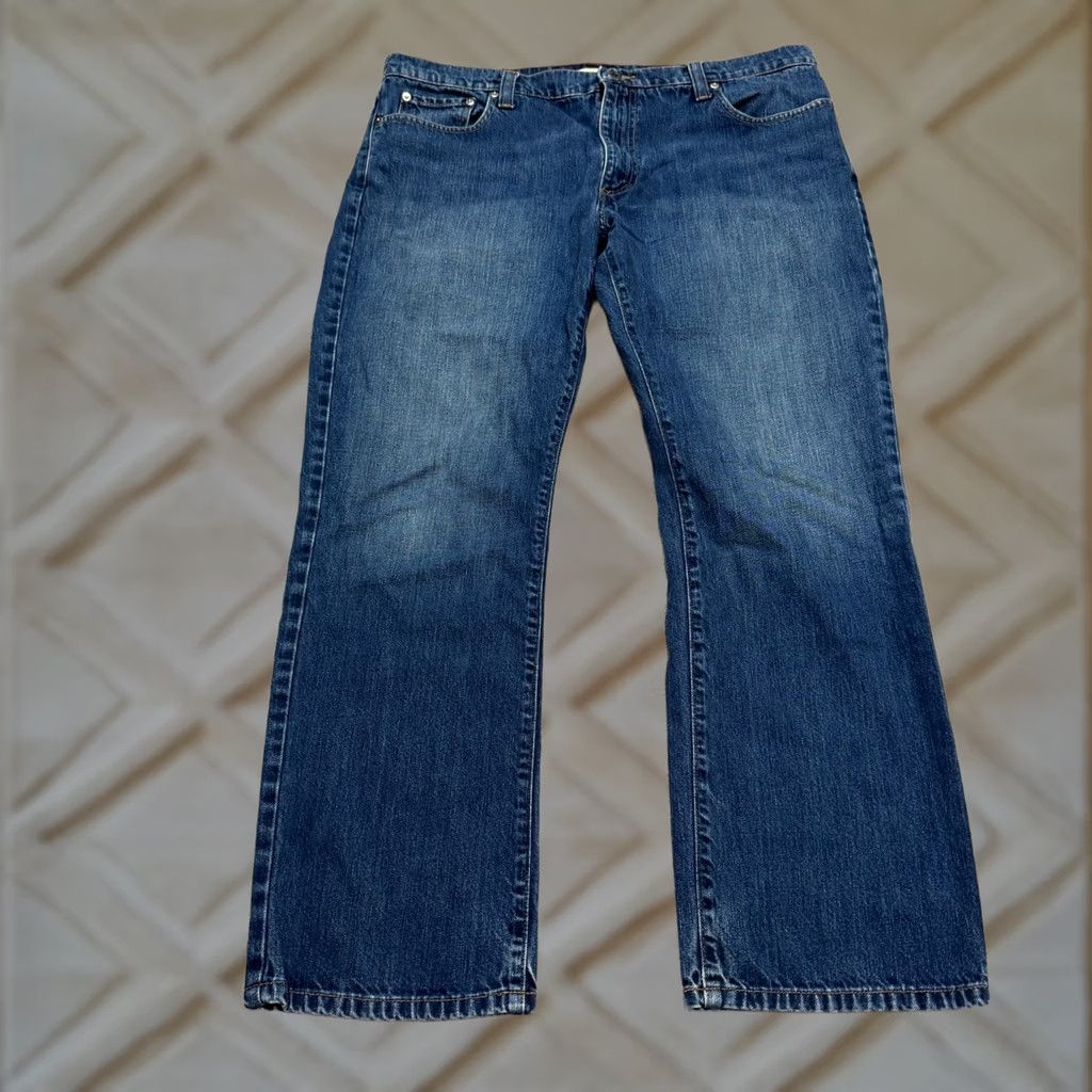 Vintage L.L. Bean Jeans Mens 38x30 Denim Straight Classic Fit Blue Medium Wash 5-Pocket Cotton Denim Jeans Size US 38 / EU 54 - 1 Thumbnail