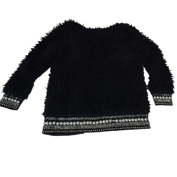 Jessica Simpson Jessica Simpson Kassidy Embellished Faux-Shearling Black Stu Size XS / US 0-2 / IT 36-38 - 12 Thumbnail