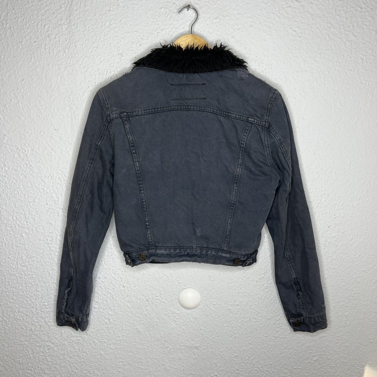 Acne Studios × Designer Acne Studios Denim Sherpa Jacket Navy If Six Was Nine Style Size S / US 4 / IT 40 - 9 Thumbnail