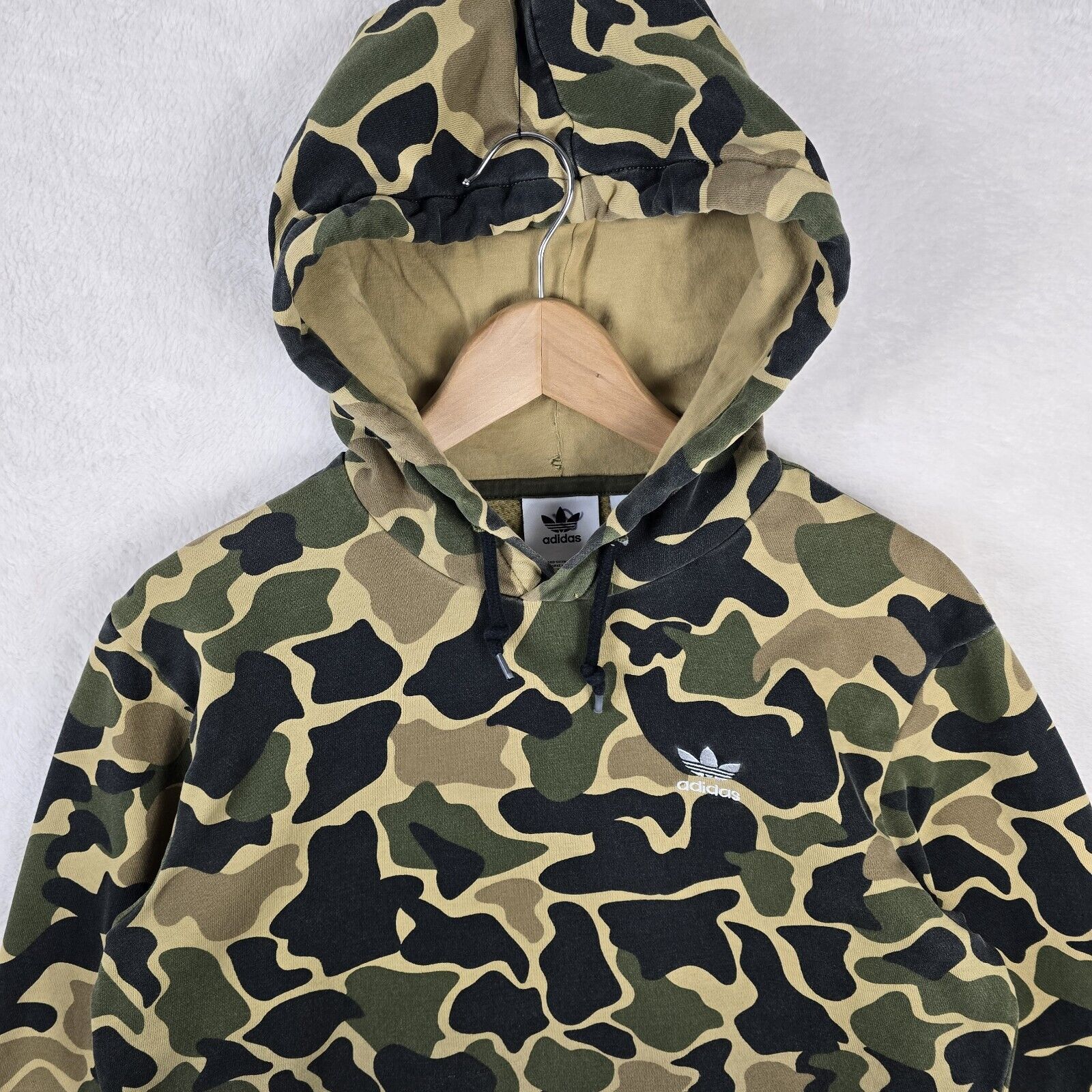 Adidas Adidas Camo Fade Hoodie Mens Size Small Trefoil Dip Dyed Size US S / EU 44-46 / 1 - 3 Thumbnail