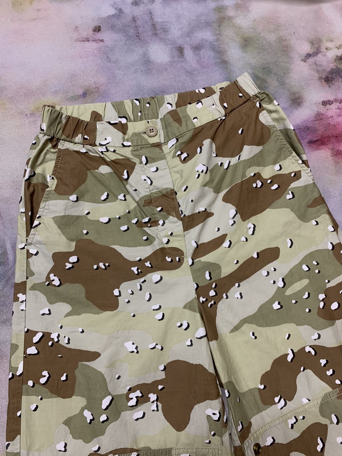 Maison Margiela MM6 Desert Camo Cropped Gaucho Pants Loose Size 29" - 3 Thumbnail
