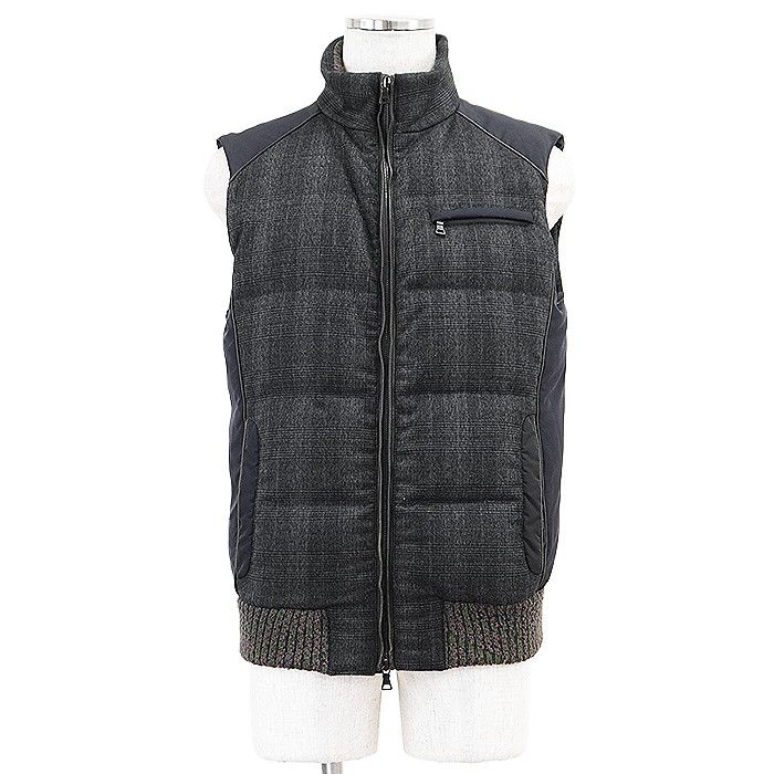 Other Other Etro Glen Check Down Vest Sheepskin Outerwear Leather Outerwear 112-15715-0183 DUTY FREE for USA Size ONE SIZE - 1 Thumbnail