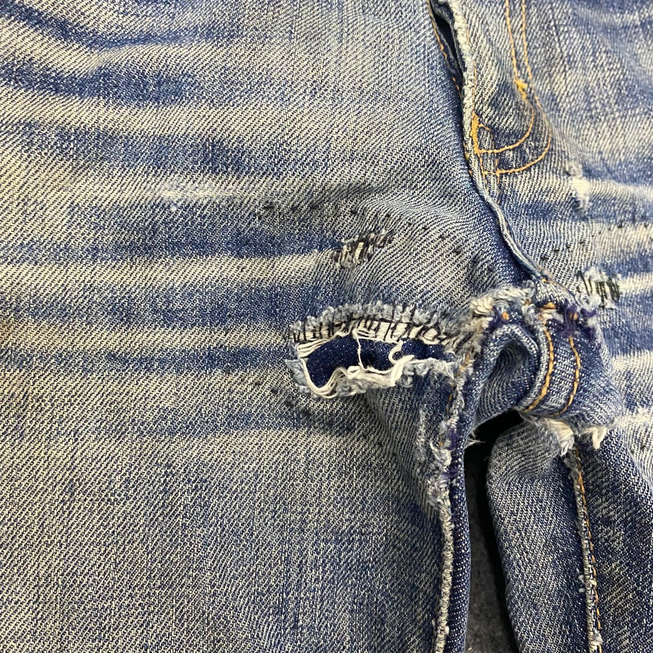 Japanese Brand 💥Best Offer💥Vintage Mc Campbell Bootcut Distressed Denim Size US 30 / EU 46 - 12 Thumbnail