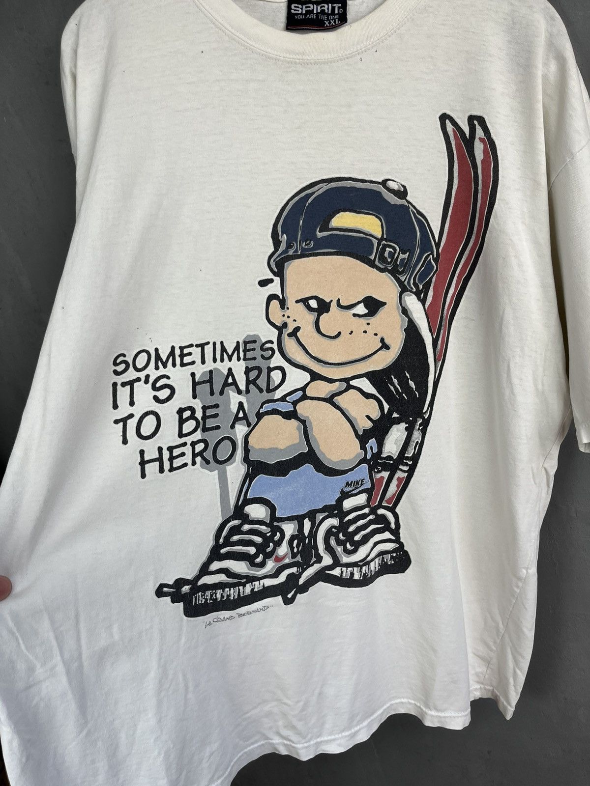 Rap Tees 90s Spirit Sometimes It’s Hard Skate Boy Y2K Men’s T-shirt Size US XXL / EU 58 / 5 - 8 Thumbnail