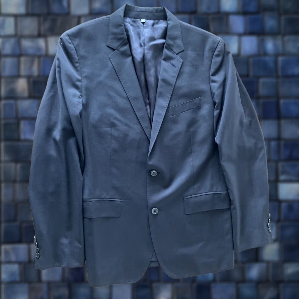 Bonobos Bonobos X Marzotto Navy Blue Wool Blazer Mens 40R Jacket/Coat Regular Fit Blazer Navy Blue Wool City Classic Italian Blazer Mens Size 40R - 1 Thumbnail