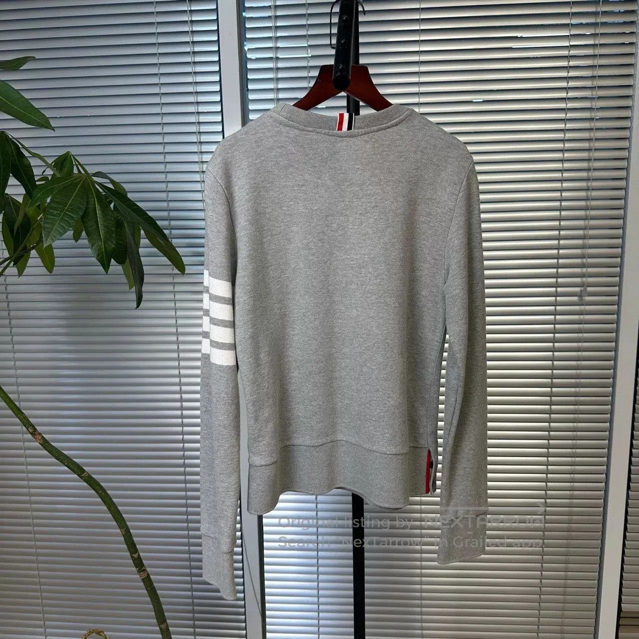 Thom Browne Thom Browne Gray Striped Sweatshirt. Size US S / EU 44-46 / 1 - 5 Thumbnail