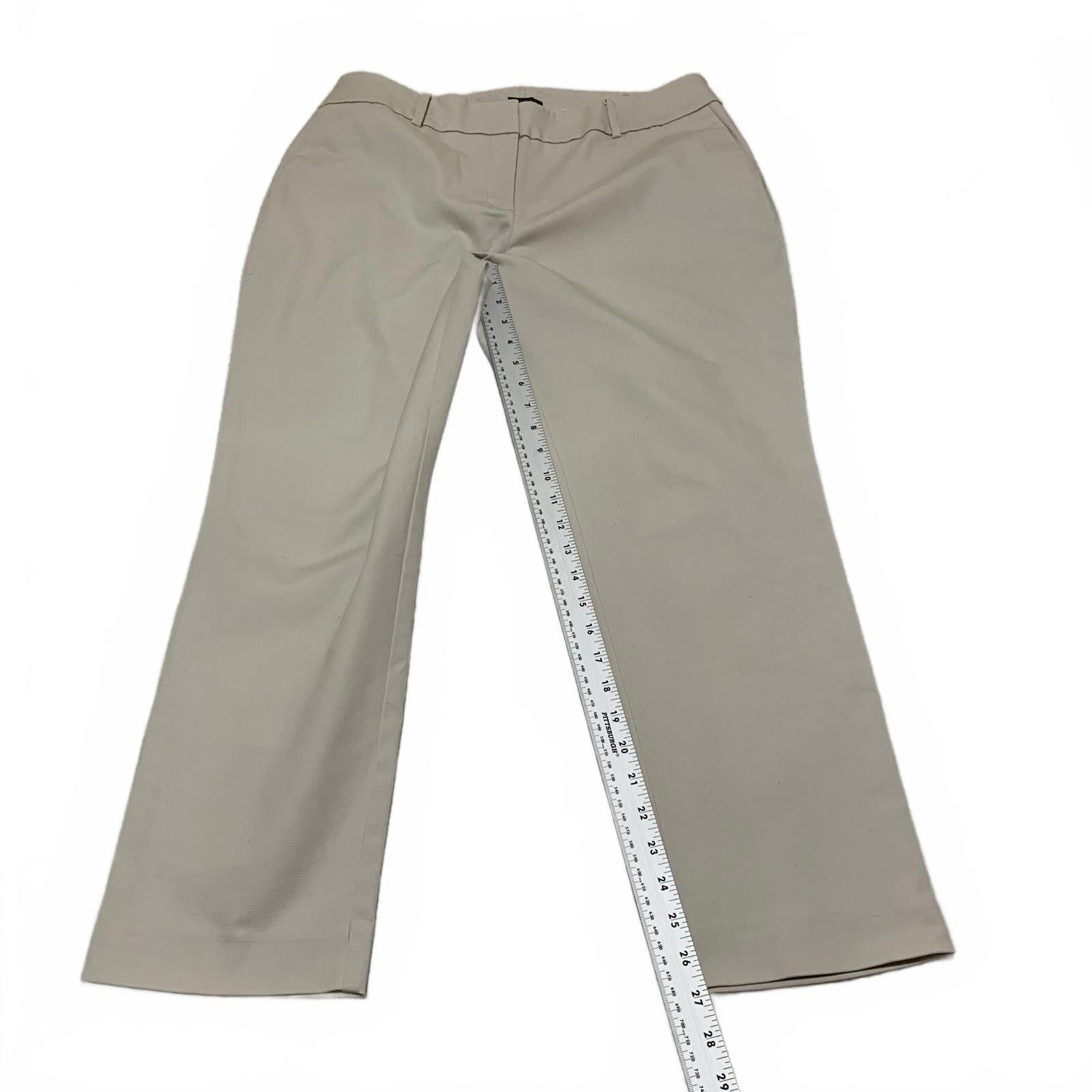 Other Ann Taylor Factory Petite Women's Trousers Size 12P Beige Size 34" / US 12 / IT 48 - 6 Thumbnail