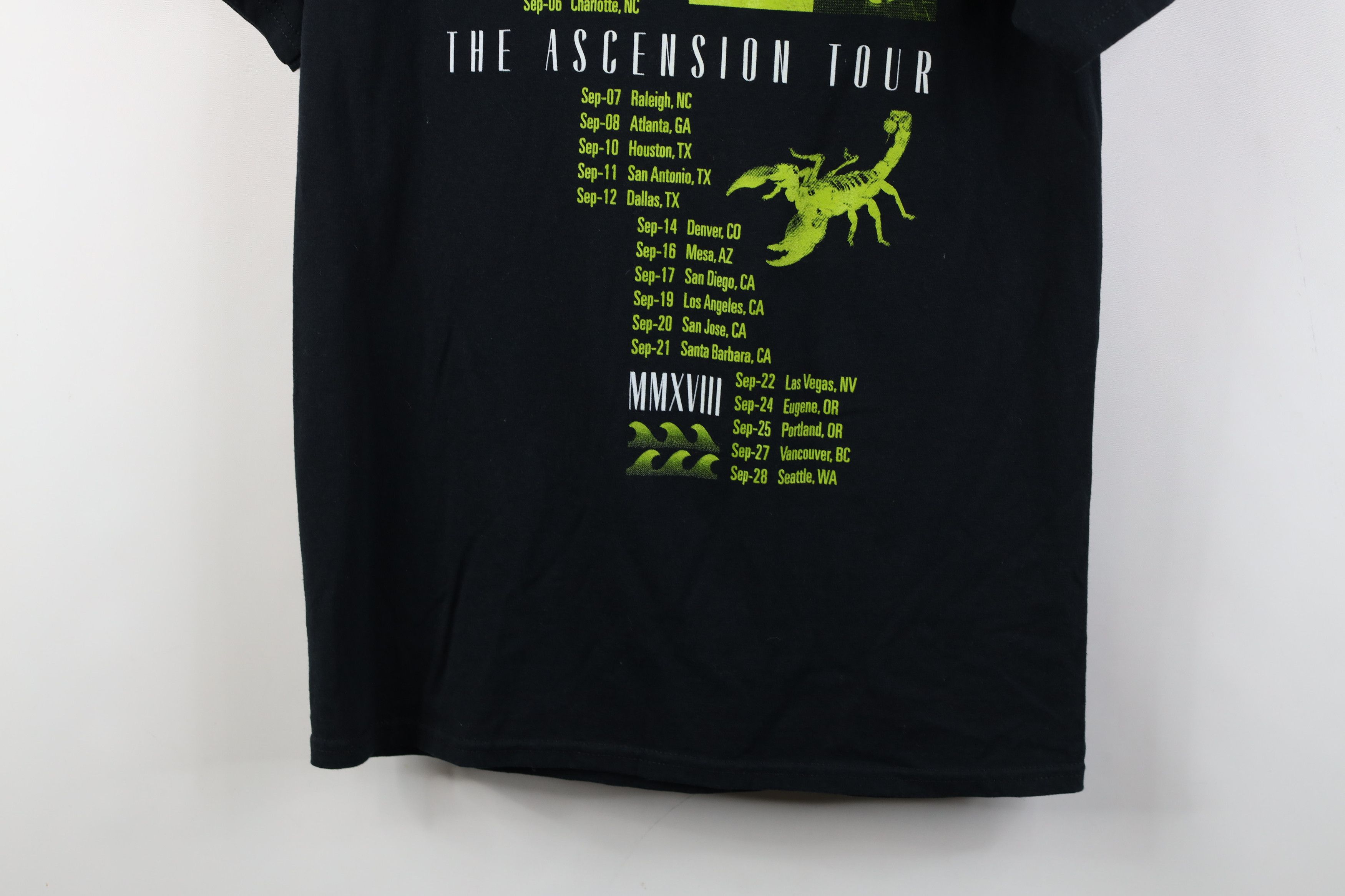 Vintage Miguel 1 Concepts The Ascension Tour Double Sided T-Shirt Size US S / EU 44-46 / 1 - 15 Thumbnail
