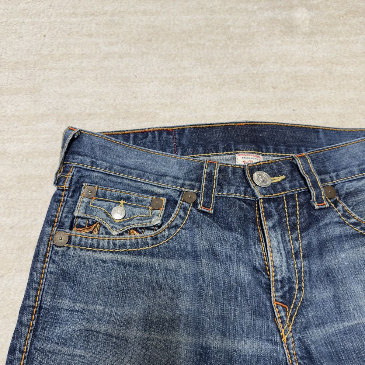 True Religion Vintage True Religion Rainbow Ricky Jeans Men's Actual 38x31 Size US 38 / EU 54 - 6 Thumbnail