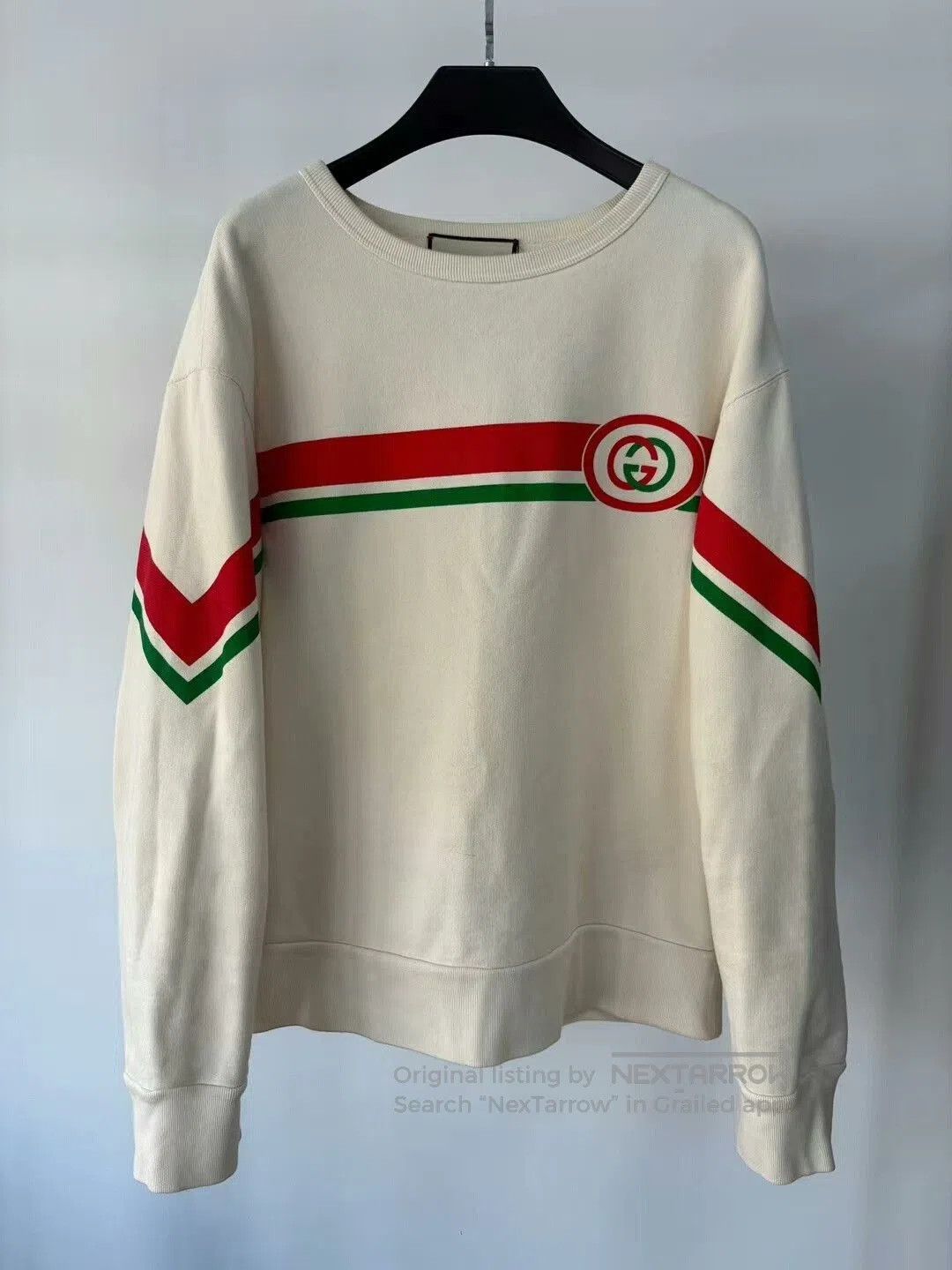 Gucci gucci red green stripe sweatshirt size m. Size US M / EU 48-50 / 2 - 1 Thumbnail