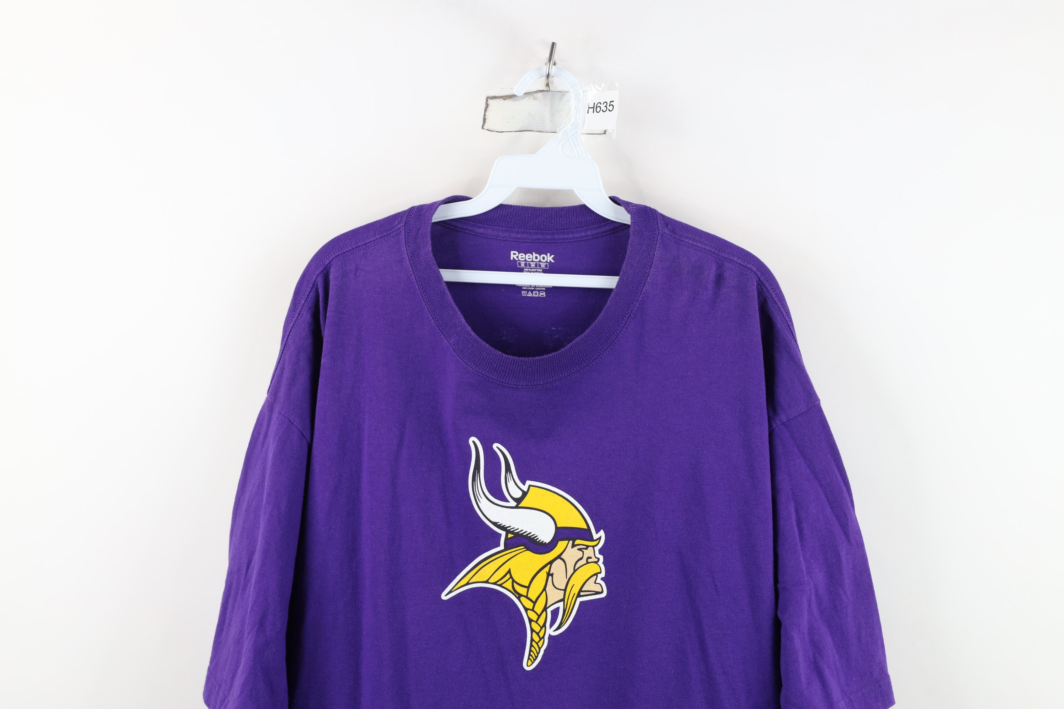 Reebok Vintage Reebok Minnesota Vikings Football Jersey T-Shirt Size US XXL / EU 58 / 5 - 2 Thumbnail
