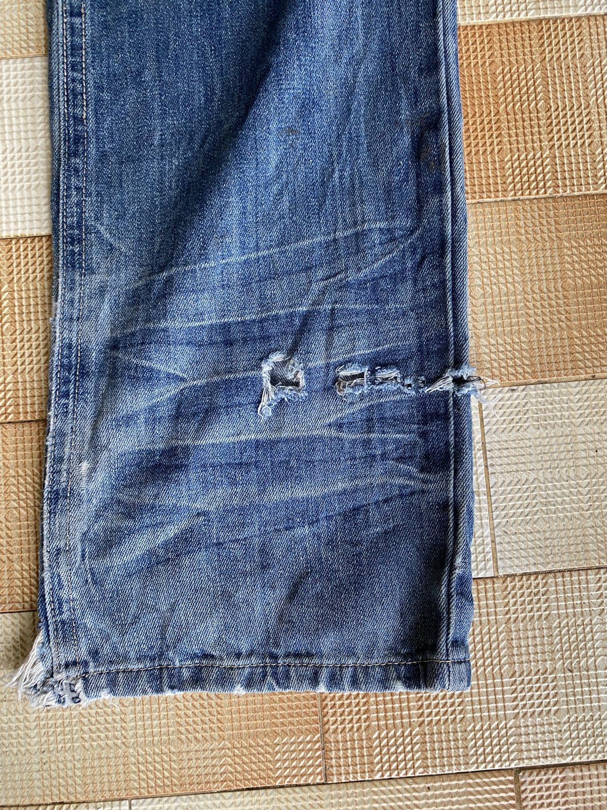 If Six Was Nine × PPFM × Vintage Vintage back straight cut denim Size US 33 - 7 Thumbnail
