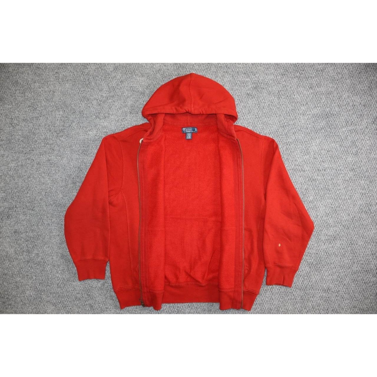 Ralph Lauren Vintage Polo Ralph Lauren Hooded Full Zip Up Jacket Red Size US L / EU 52-54 / 3 - 4 Thumbnail
