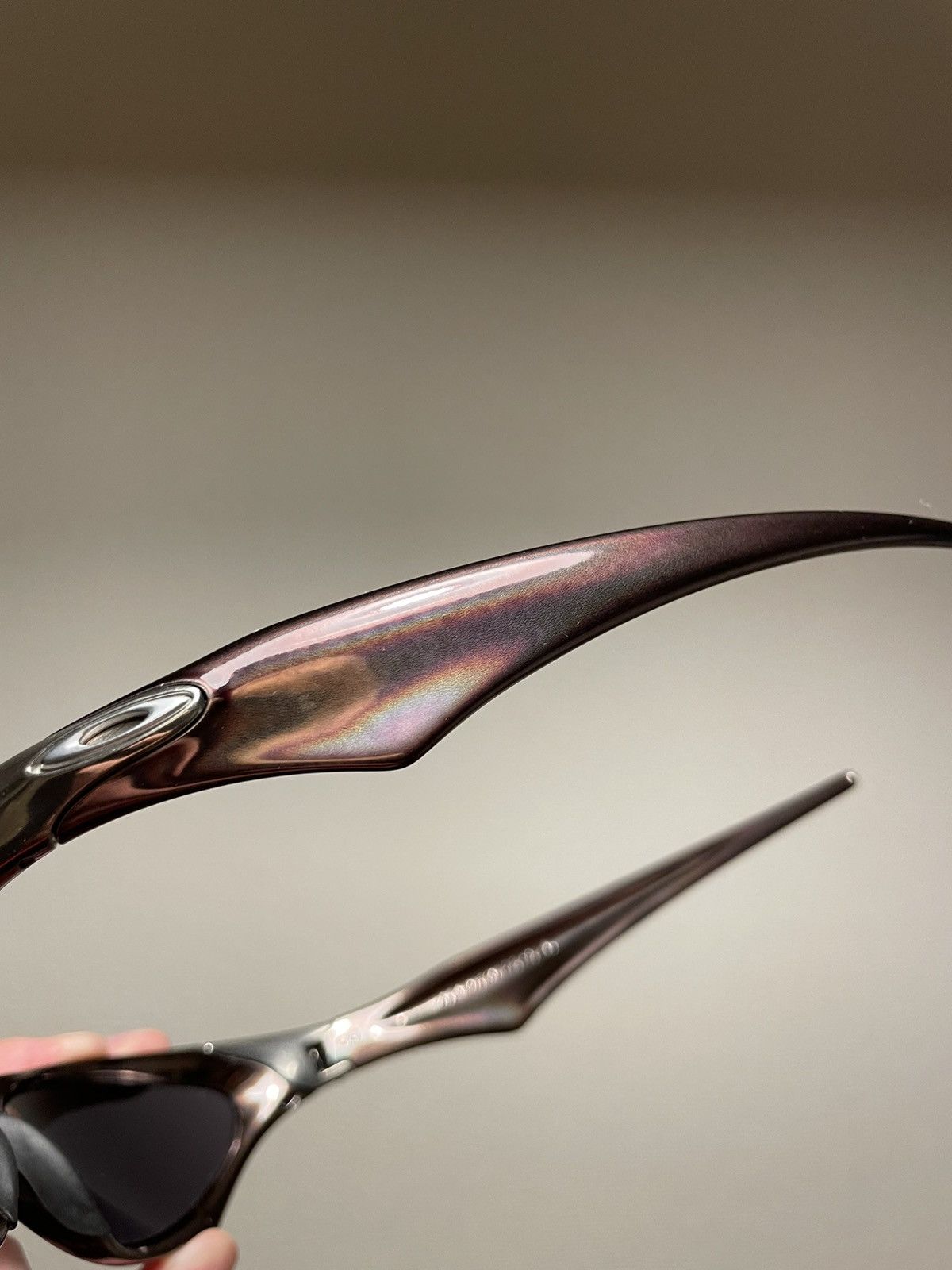 Oakley OAKLEY SCAR Black Chrome SUNGLASSES WITH BOX | Grailed