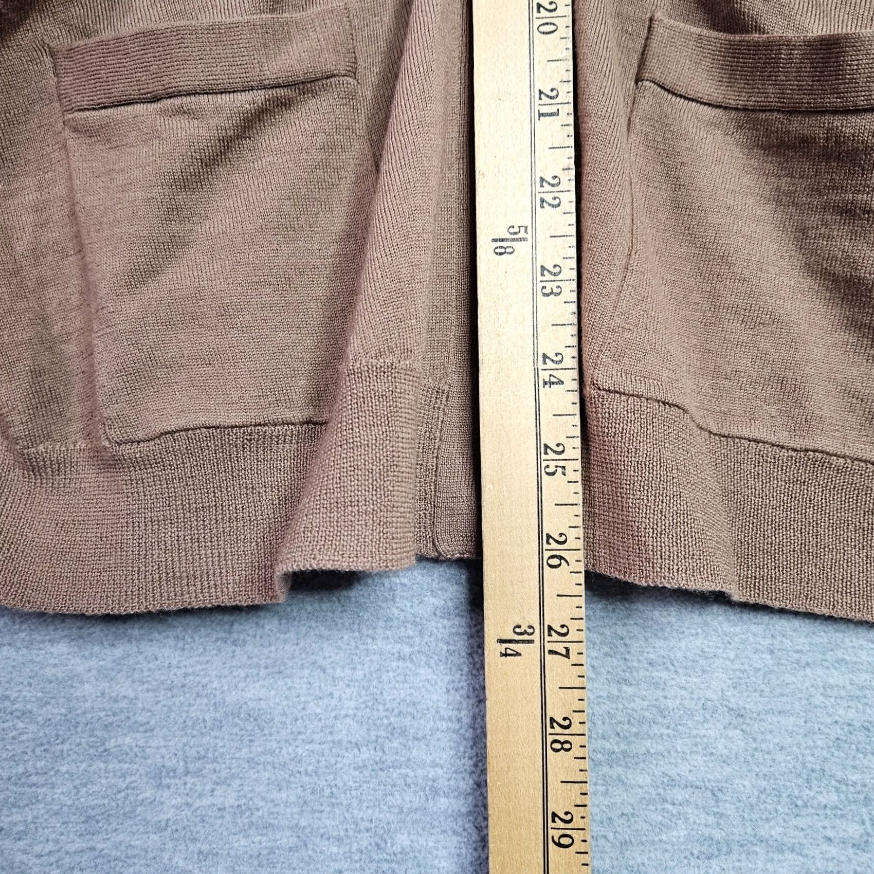 J.Crew J.CREW Cardigan Women's Brown Button Up Knit Merino Wool Size M V-Neck Long Sleeve Size M / US 6-8 / IT 42-44 - 4 Thumbnail