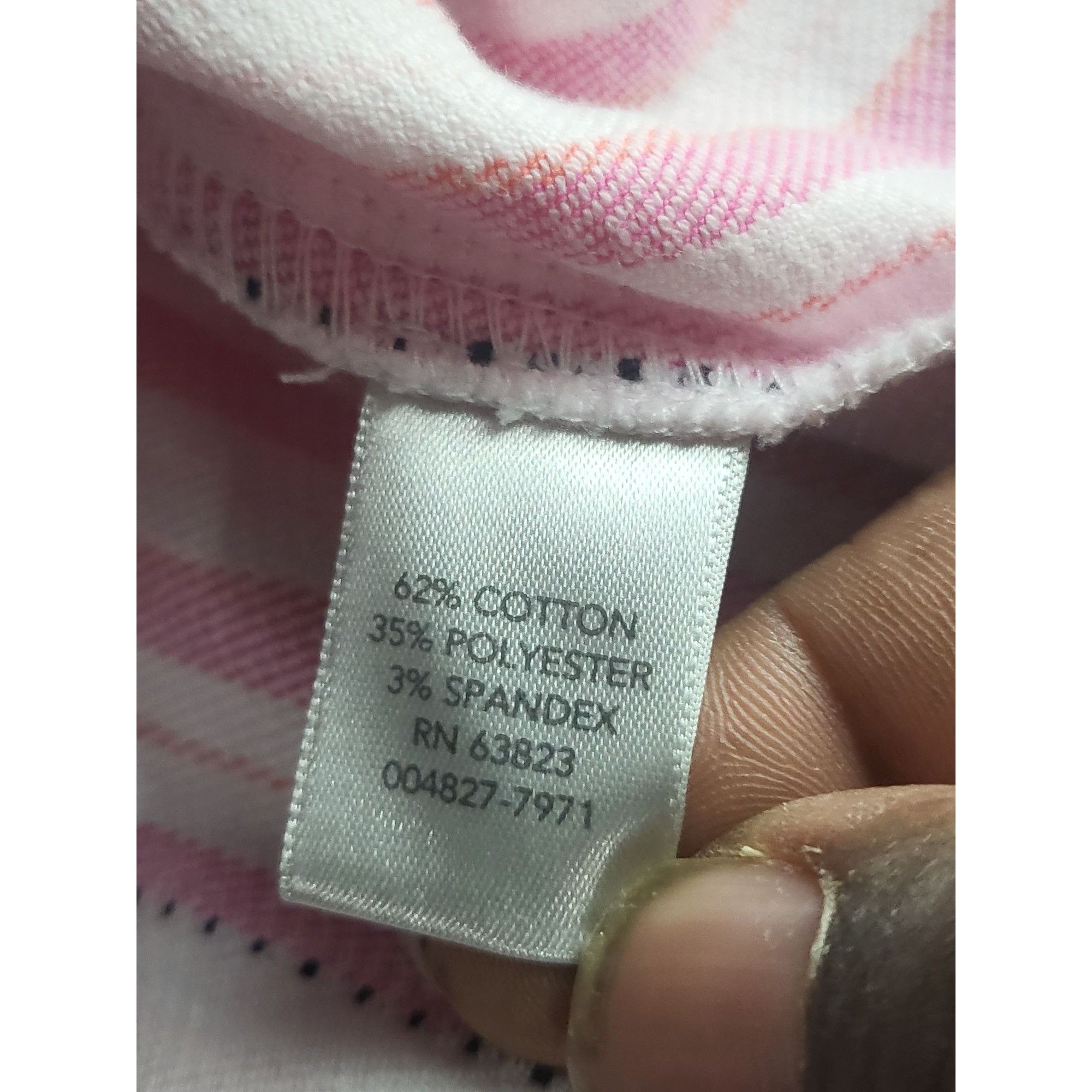 Vintage CJ Banks Women Striped Button Up Shirt 3/4 Sleeve 3X Cotton Size 3XL / US 20-22 - 9 Thumbnail
