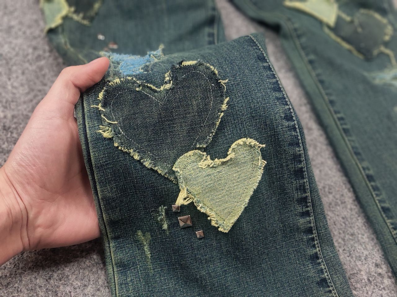 If Six Was Nine Vintage Y2K hysteric glamour Japan low-rise jeans Flared LGB Size 26" / US 2 / IT 38 - 18 Thumbnail