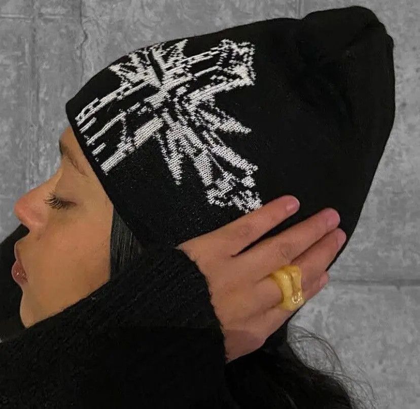 Japanese Brand Wool Acrylic Knitted Beanie Casual Skullies Size ONE SIZE - 3 Thumbnail