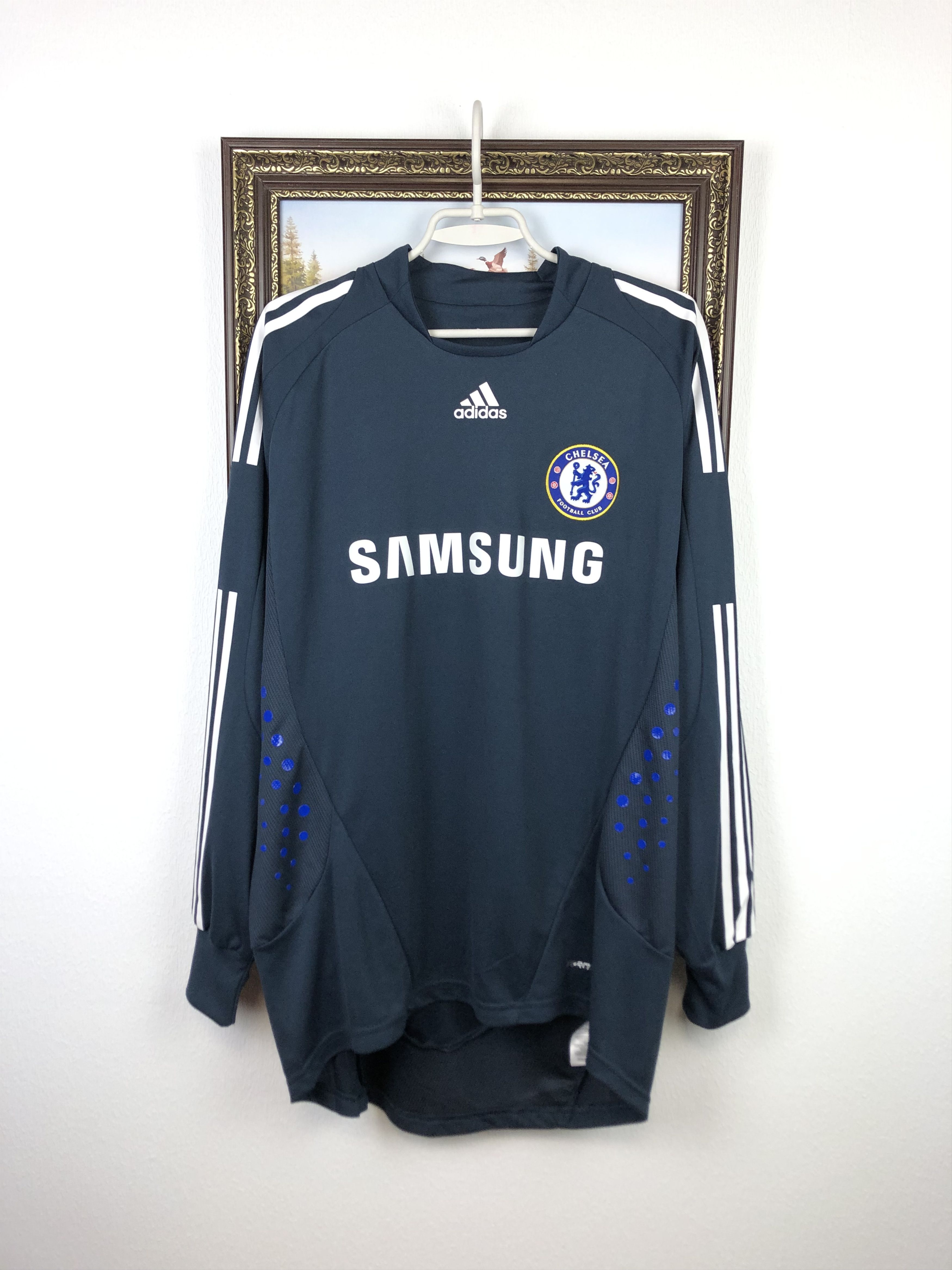 Adidas Chelsea Goalkeeper football shirt Soccer Player Issue Jersey Size US L / EU 52-54 / 3 - 1 Thumbnail