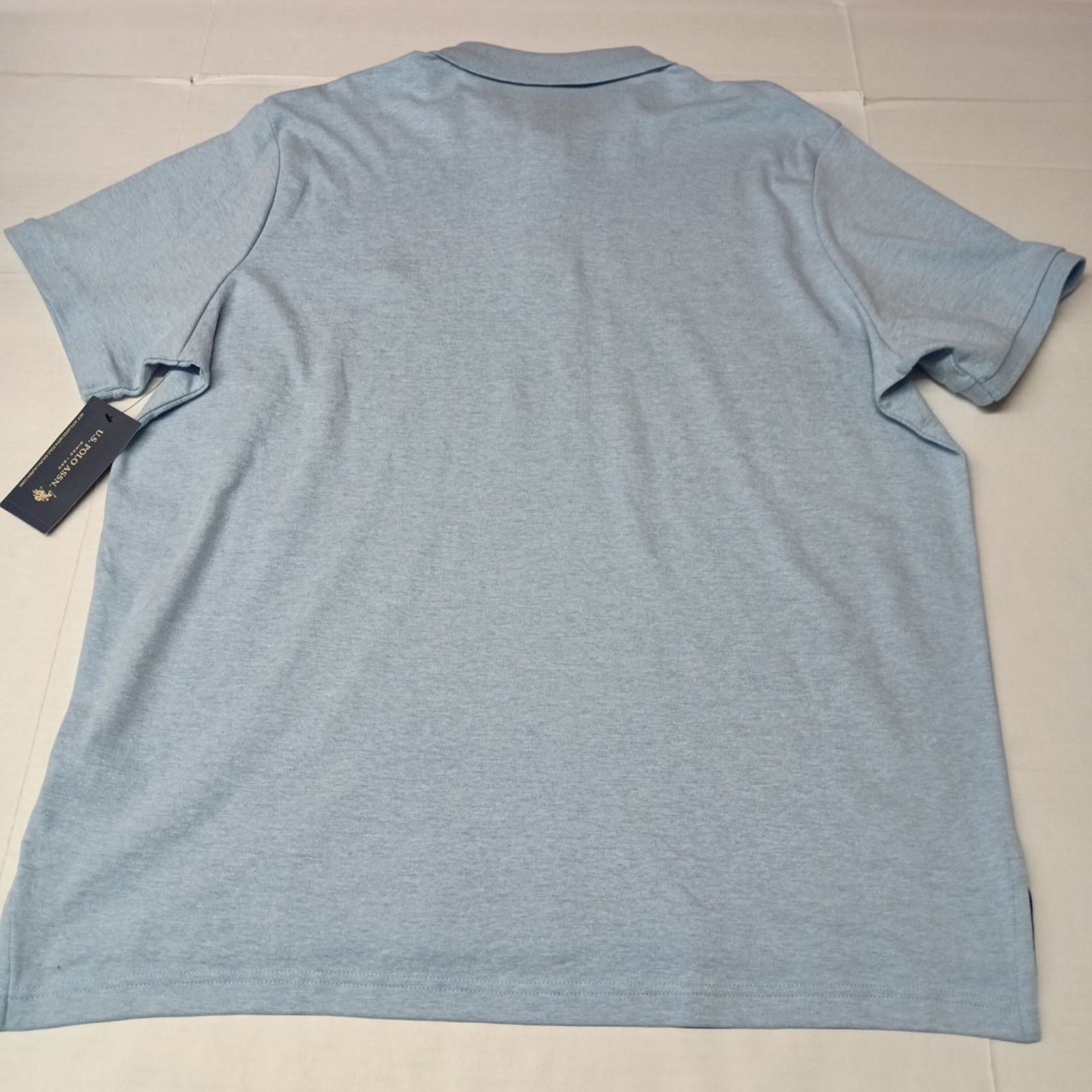 U.S. Polo Assn. U.S. Polo Assn Polo Shirt Men's Size 2XL Blue Heather Size US XXL / EU 58 / 5 - 7 Thumbnail
