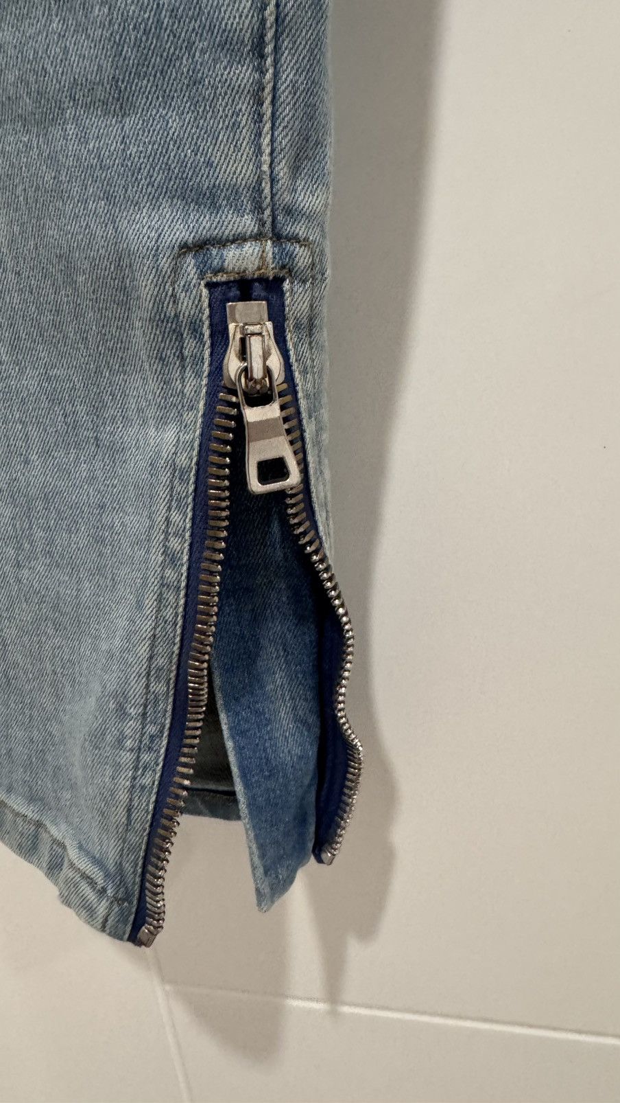 Balmain Balmain Women’s Zippered Biker Jeans Size 26" / US 2 / IT 38 - 8 Thumbnail