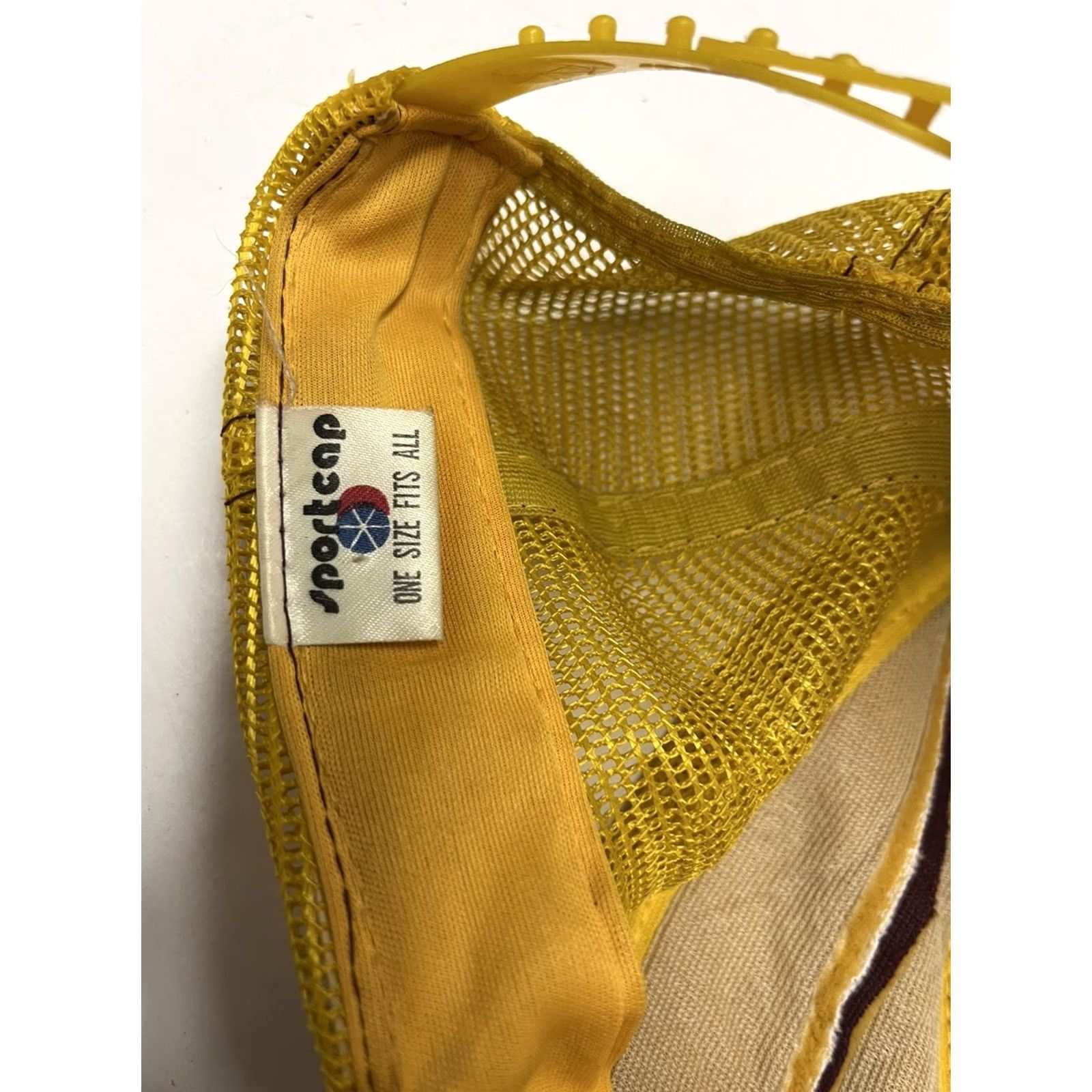 Vintage VINTAGE Arizona State University Sun Devils Trucker Hat ASU Snapback Sport Cap Yellow Mens Size ONE SIZE - 8 Thumbnail